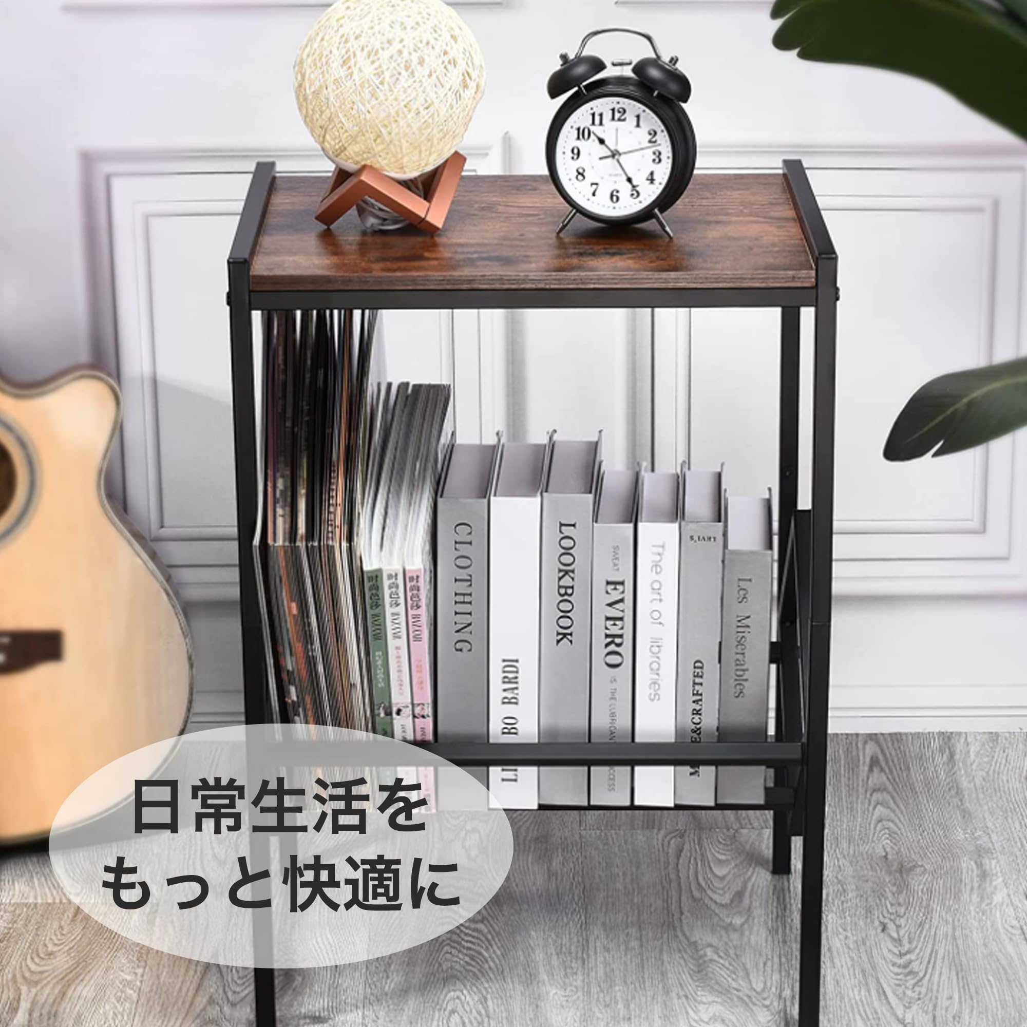 Amazon.co.jp: Asdays レコードラック ブックスタンド レコード