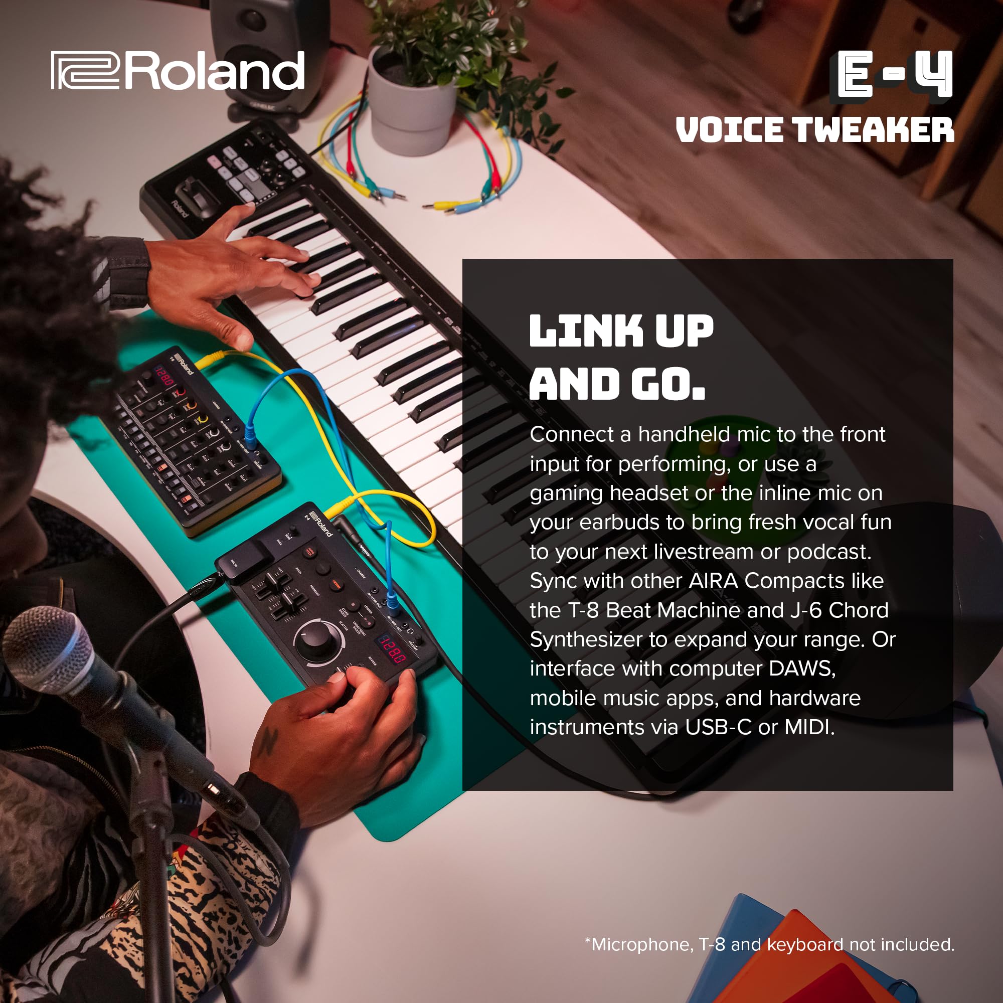 Amazon.com: Roland AIRA Compact E-4 VOICE TWEAKER| Vocal