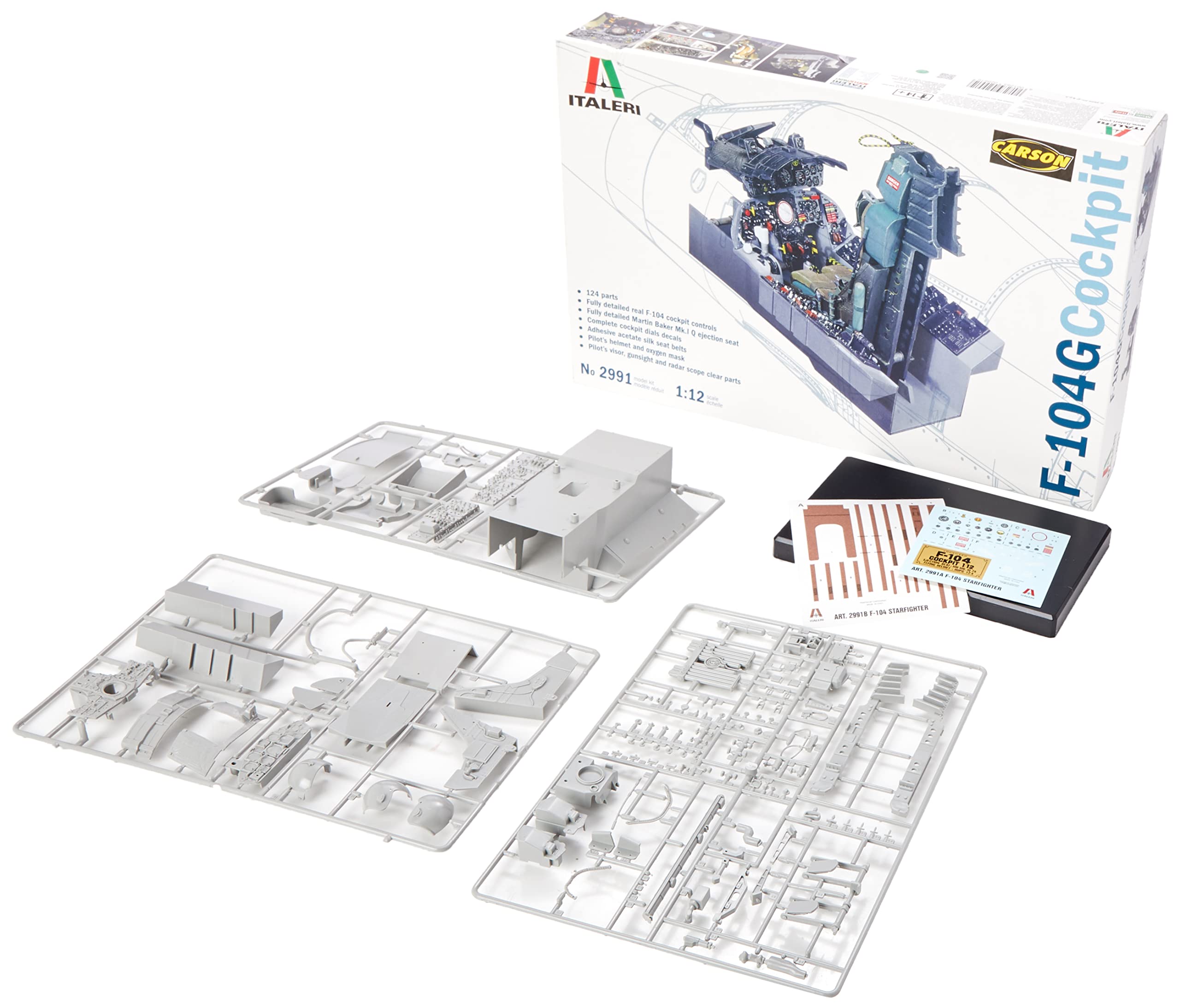 Amazon.com: Italeri 2991S 1:12 F-104G Cockpit, Faithful