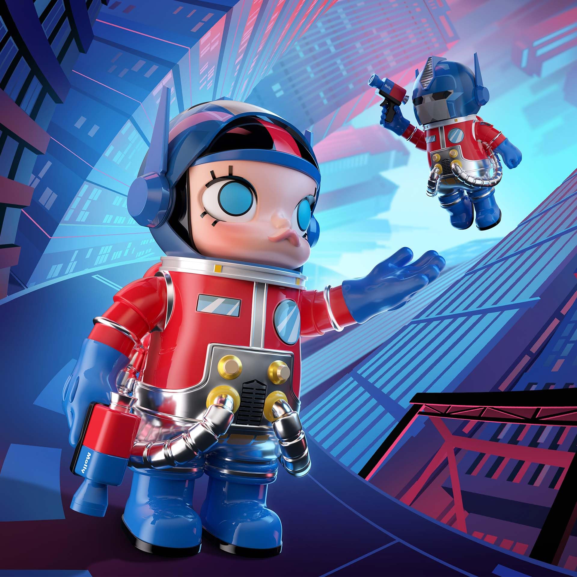 Amazon.com: POP MART MEGA Space Molly 400% Optimus Prime 11.6in