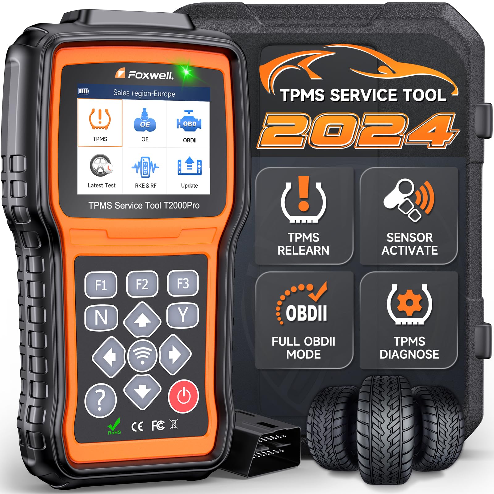 Foxwell T2000 TPMS 最新汎用ライターOBDテスター