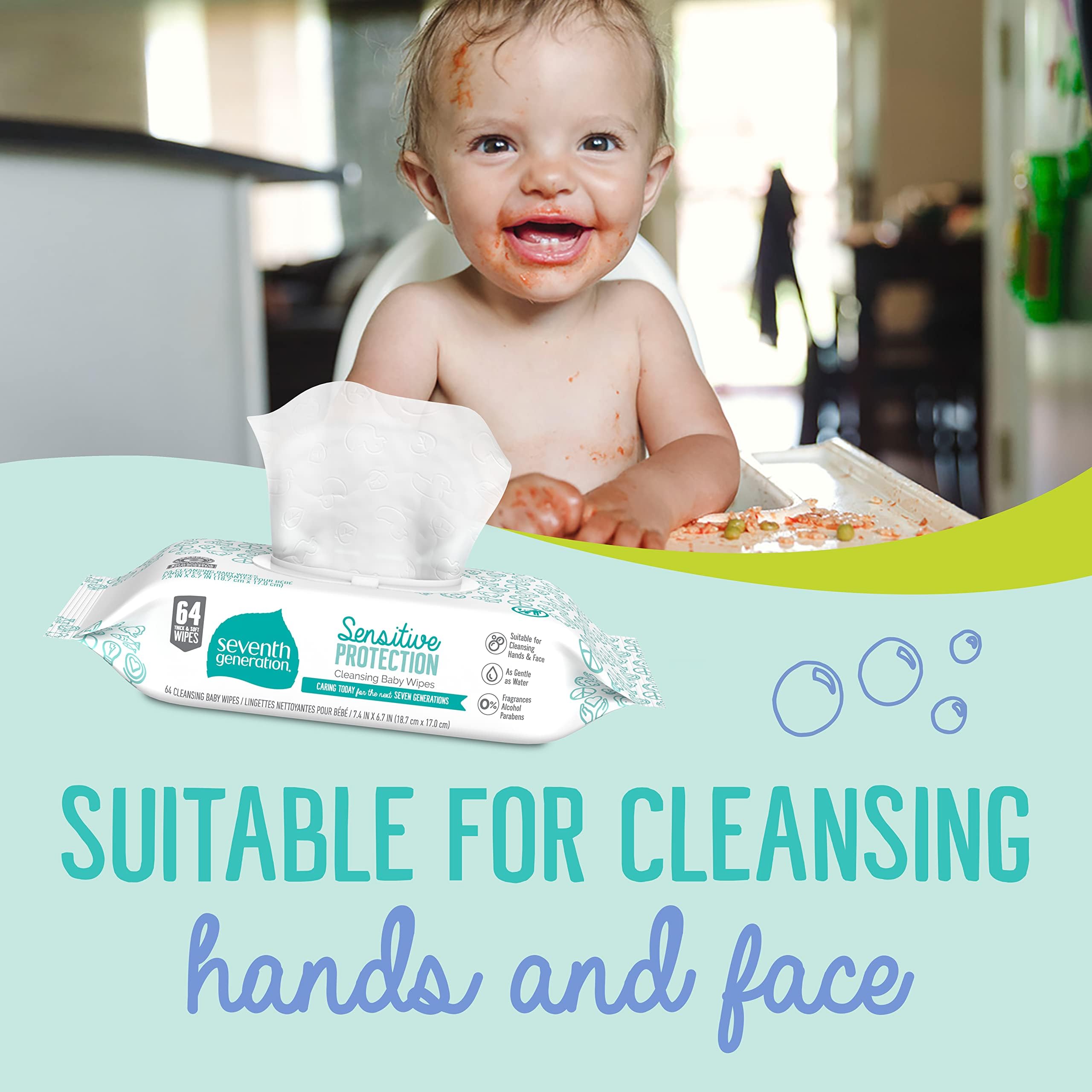 Amazon.com: Seventh Generation Baby Wipes, Sensitive Protection