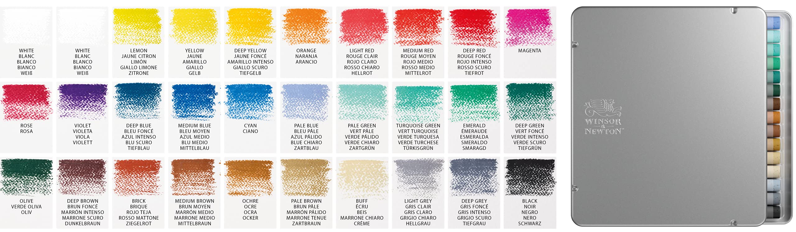 Amazon.co.jp: Winsor & Newton プロフェッショナル ソフトパステル 30