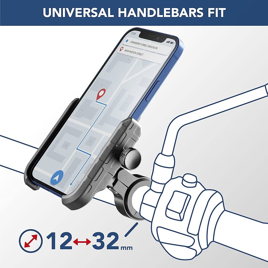 Amazon.co.jp: Cellularline スマホホルダー 自転車 iPhone バイク