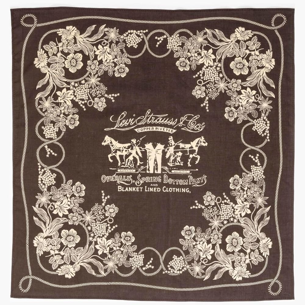 Amazon | [リーバイス] バンダナ フローラル ロデオ バンダナ メンズ