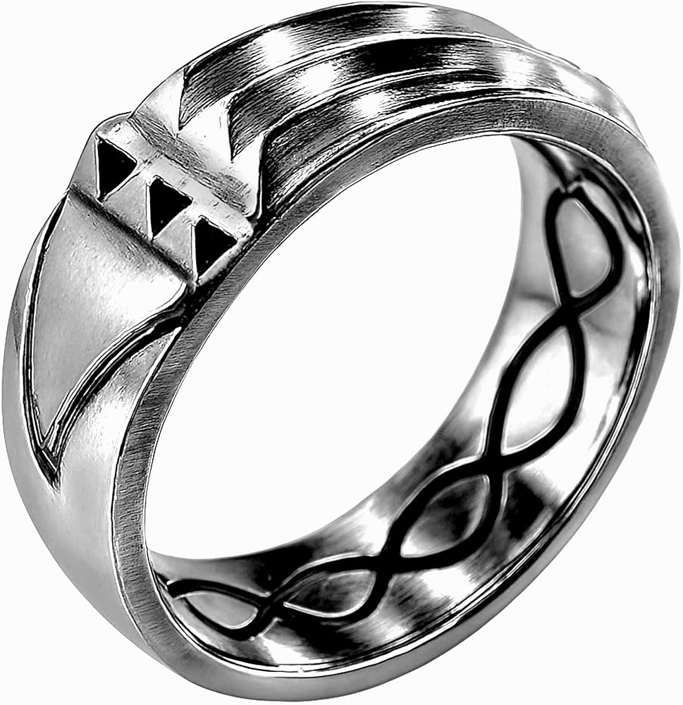 Amazon.com: SILVAGEM Atlantis Ring 925 Solid Sterling Silver