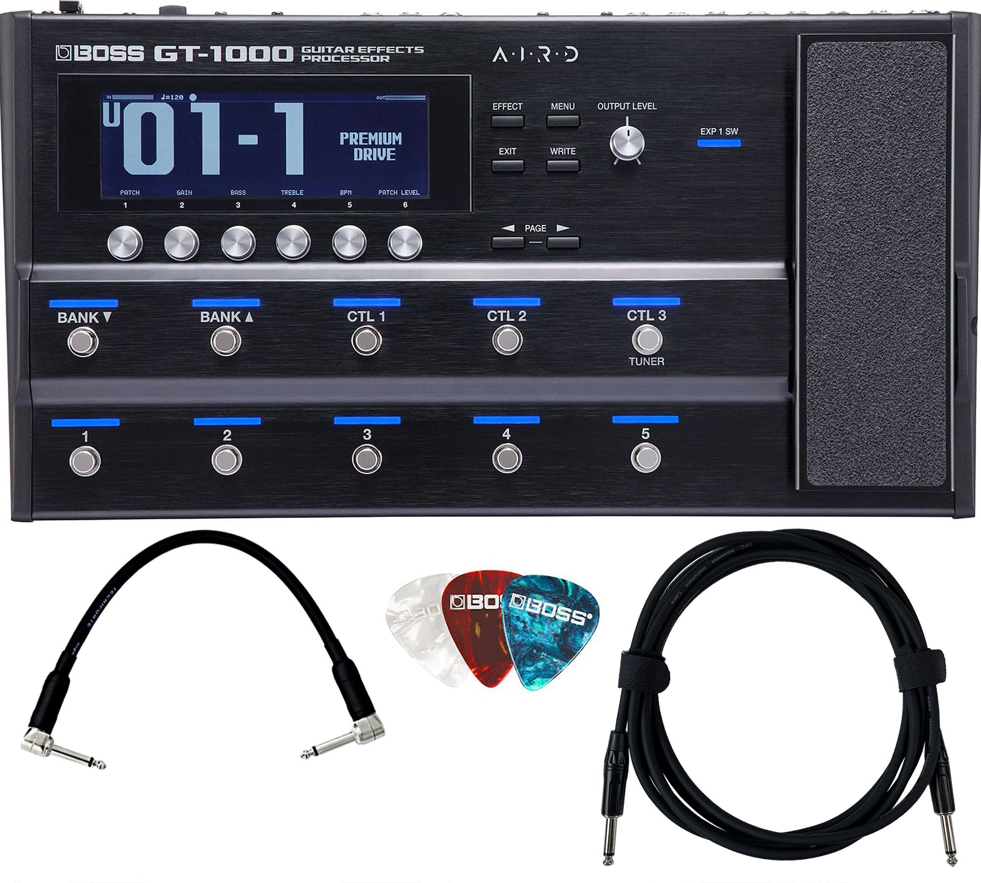 Amazon.com: Boss GT-1000 Guitar Effects Processor Bundle with
