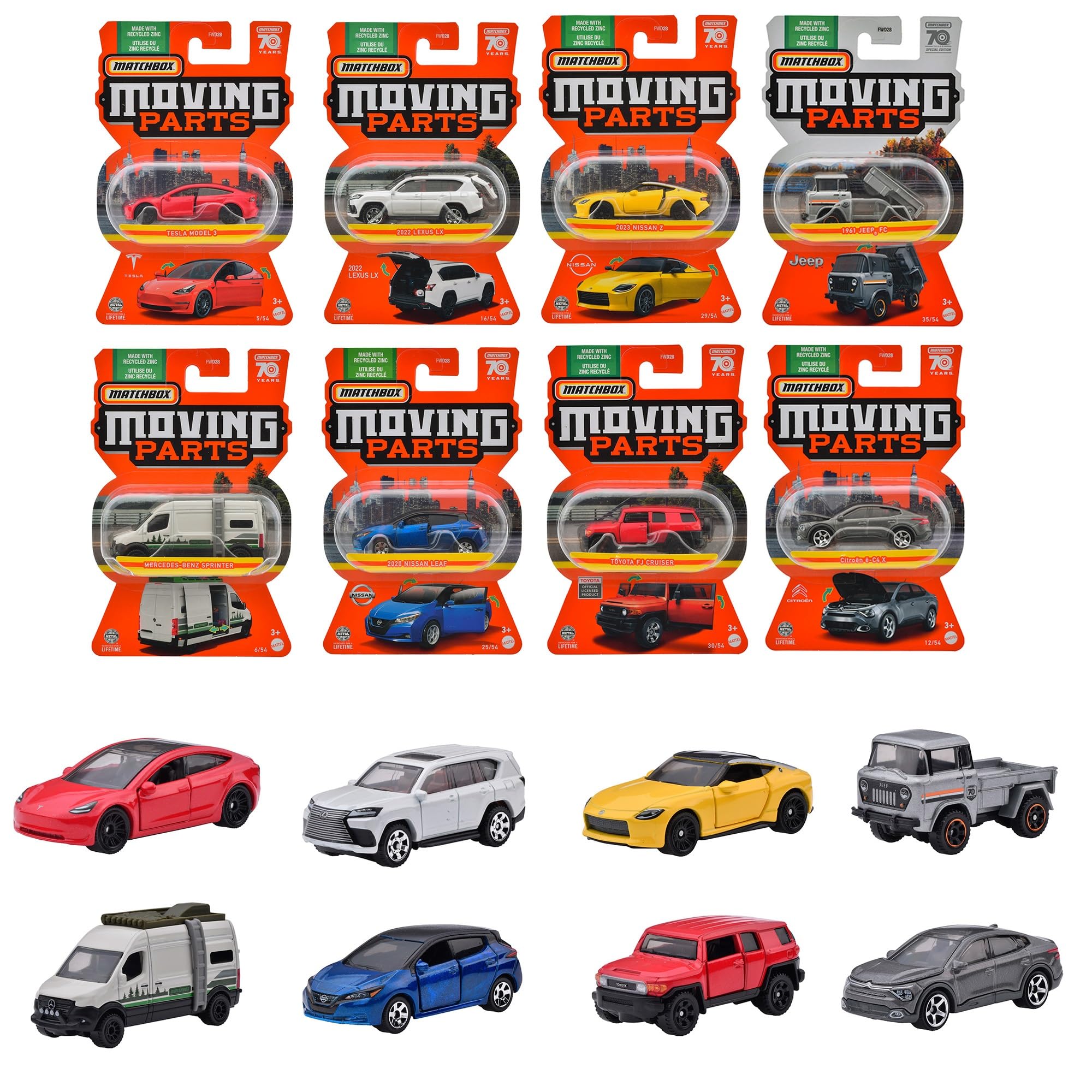 Amazon | マッチボックス(Matchbox) ムービングパーツ アソート