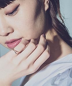 Amazon | (エテ) ete K10YG バイカラー ダイヤモンド ピンキーリング