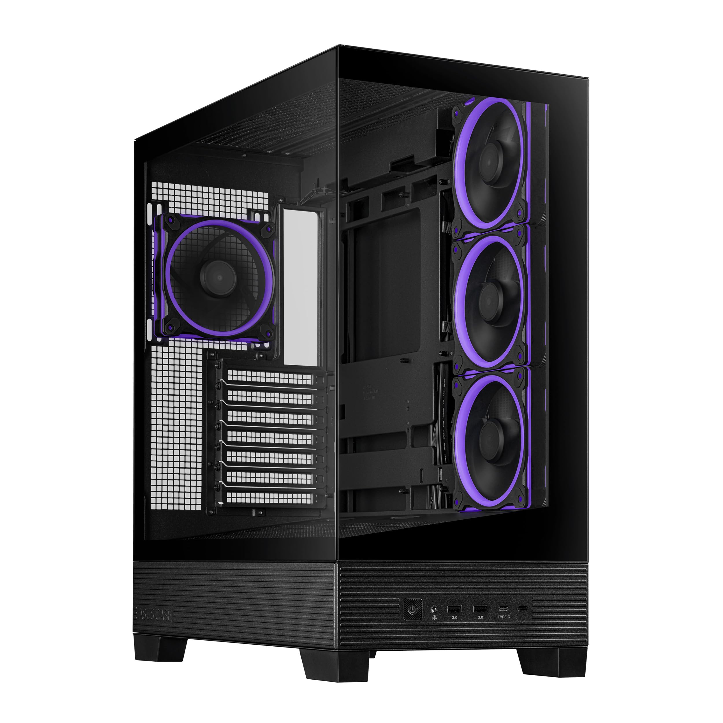 Amazon.com: ASUS A31 Plus TG ARGB Black ATX PC Case (Pre-Installed