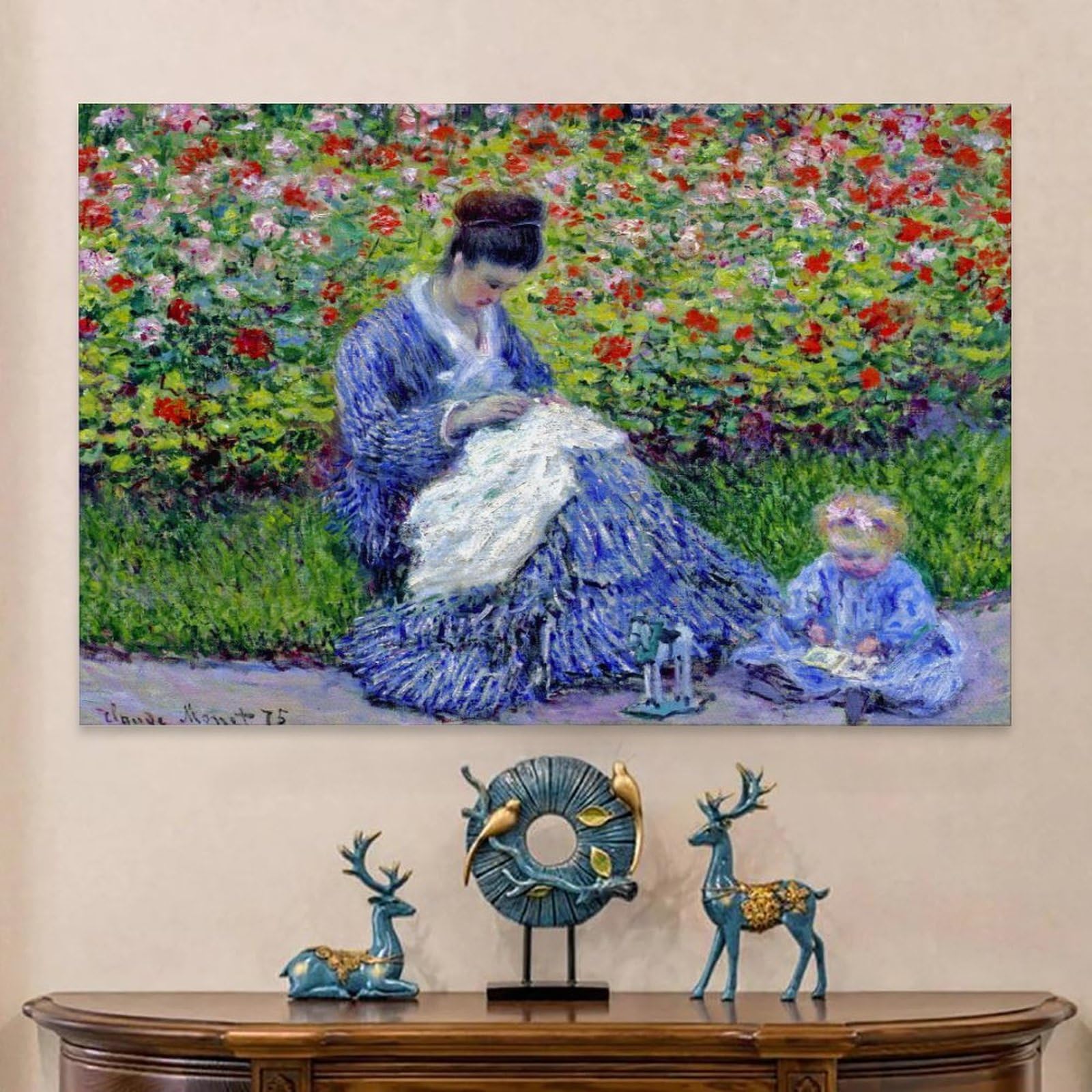 Amazon.co.jp: Claude Monet クロード・モネ アートワーク カミーユ