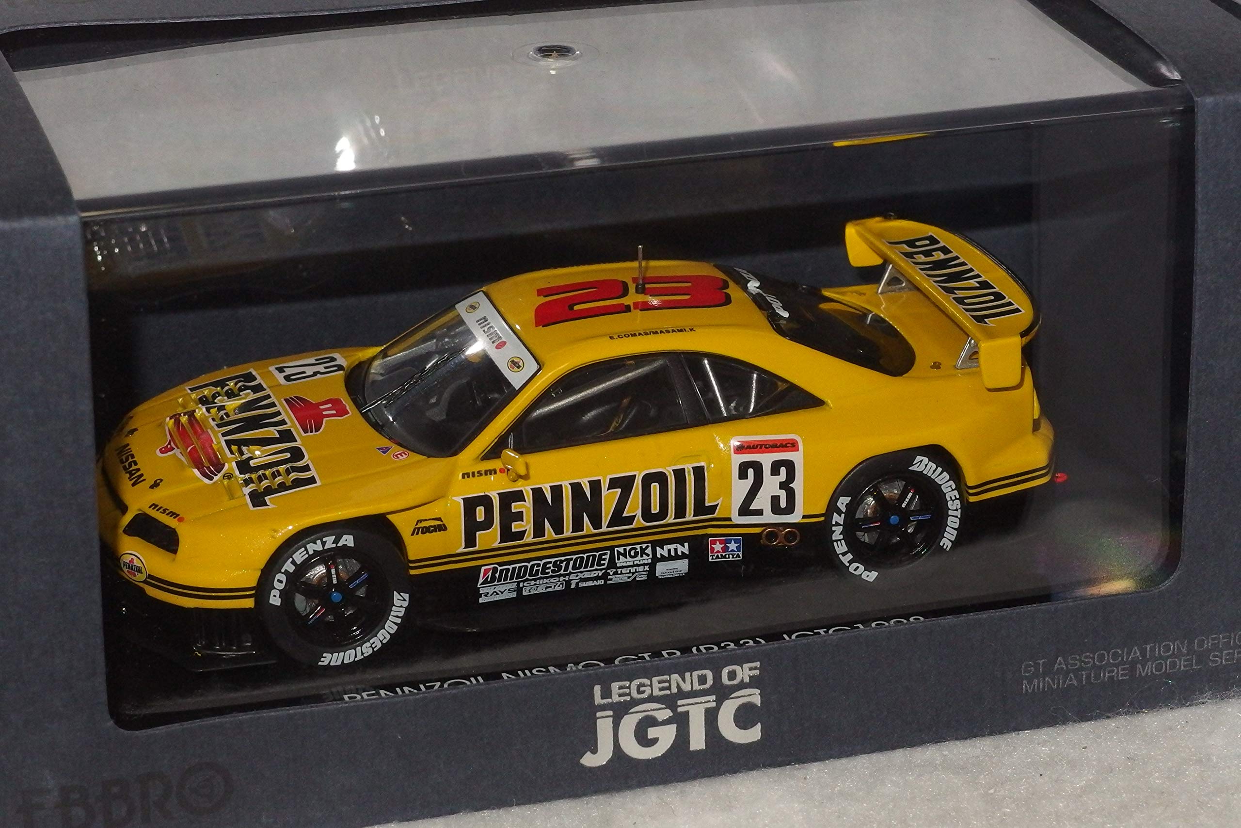 Amazon | 1/43 エブロ ebbro LEGEND OF JGTC PENNZOIL NISMO GT-R R33