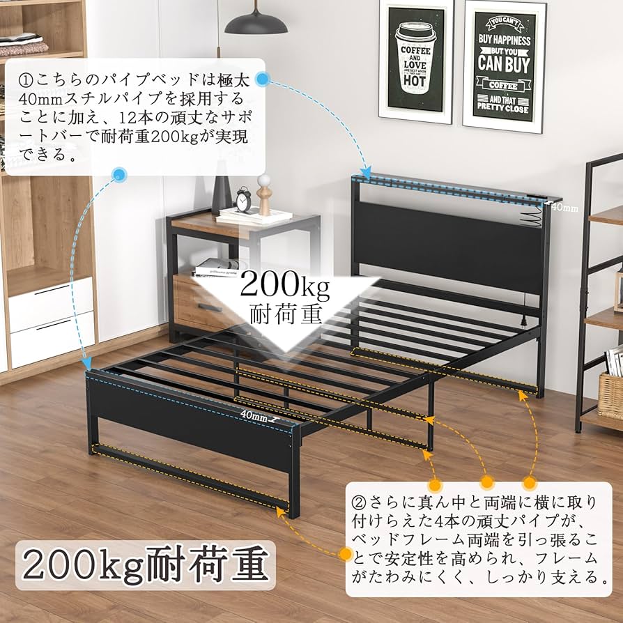 ワタナベ CASA HILS セミダブル フレーム 汚れあり ワタナベ様専用