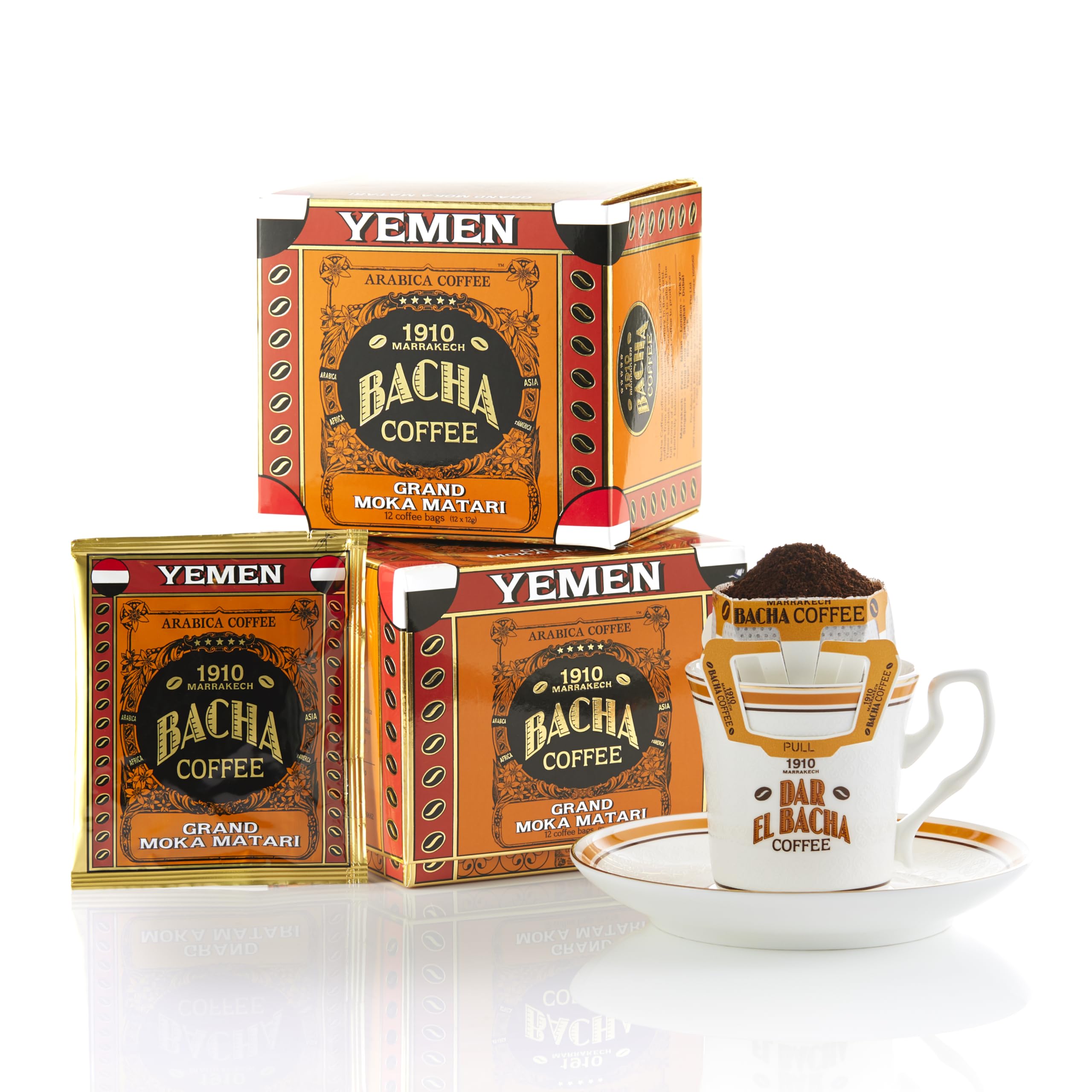 Amazon.com : Bacha Coffee | Grand Moka Matari Yemen Single Origin