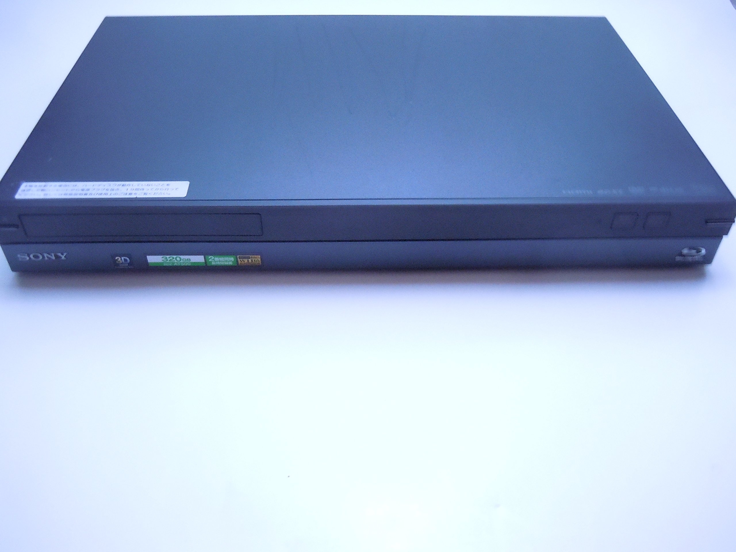Amazon | SONY 320GB 2チューナー ブルーレイレコーダー BDZ-AT500