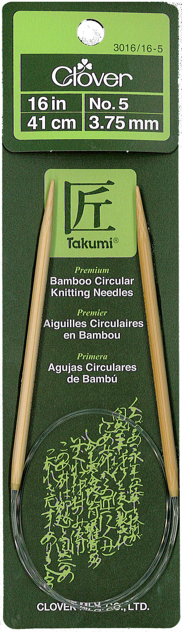 Amazon.com: Clover 3016/16-05 Takumi Bamboo Circular 16-Inch