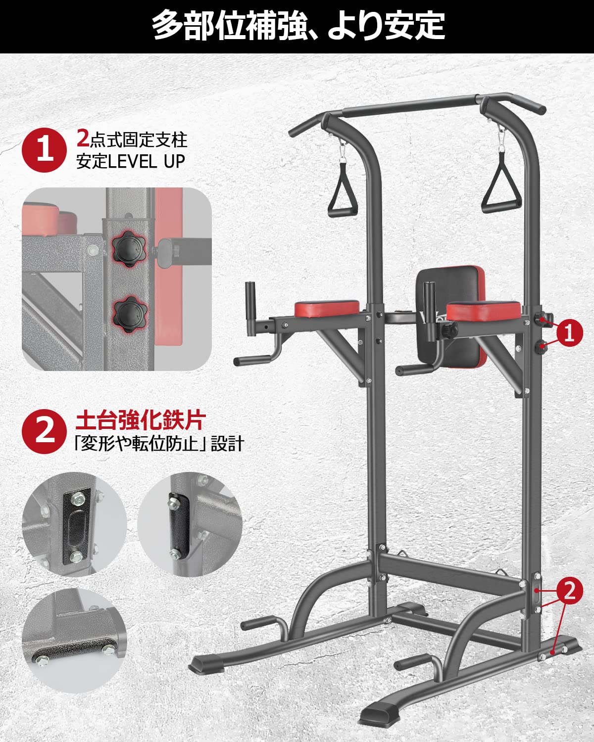 Amazon | ぶら下がり健康器 懸垂マシン Wolfyok (ウルフヨック) 強化