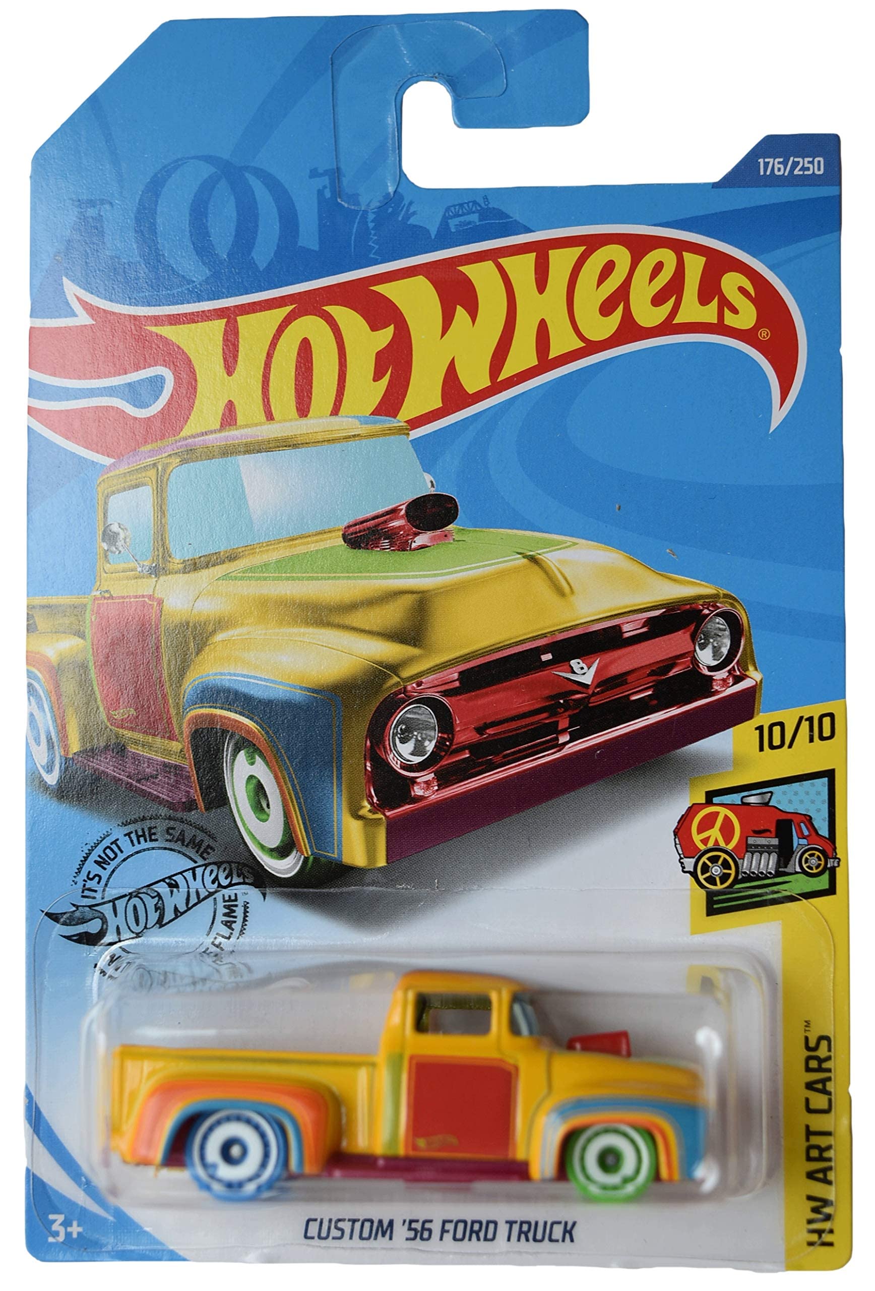 Amazon.com: Hot Wheels Custom '56 Ford Truck, Art Cars 10/10