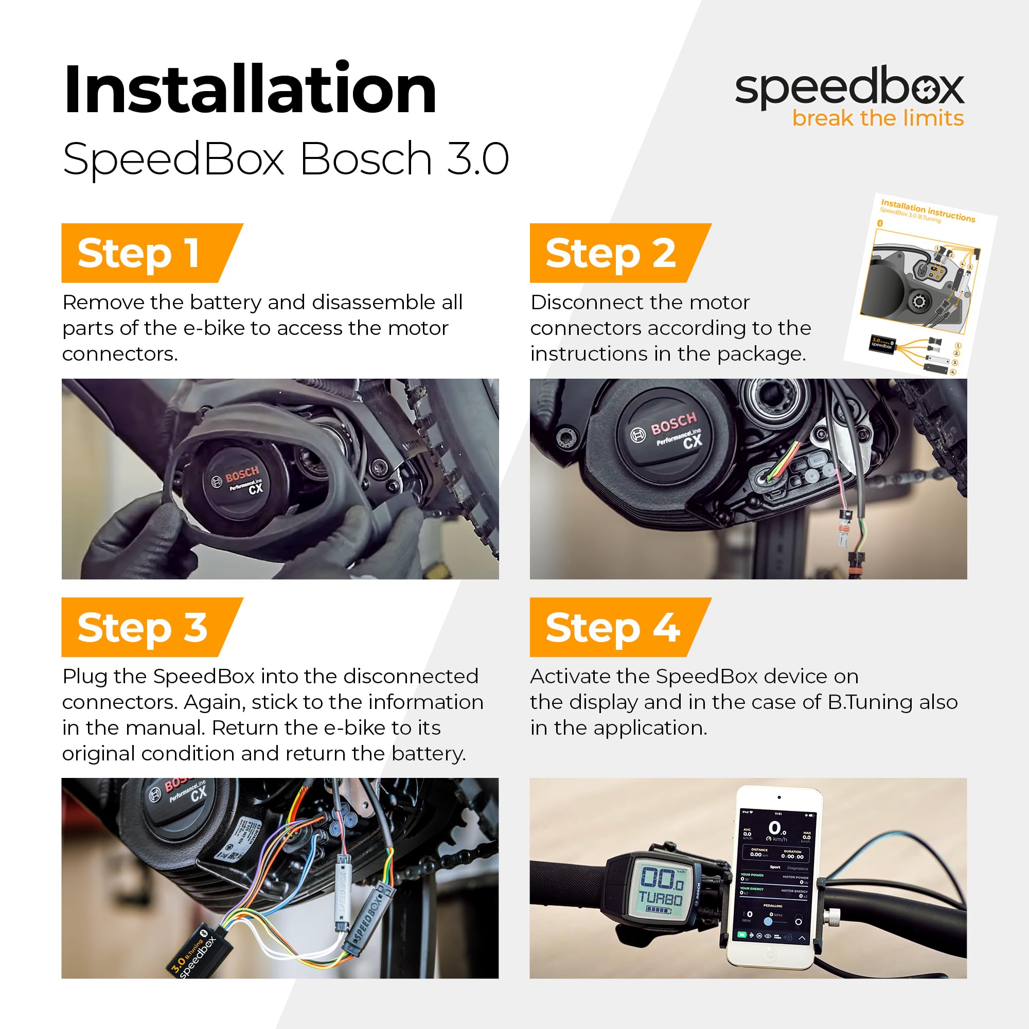 Amazon | SpeedBox 3.0電気バイクチューニングキットは、すべてのBosch