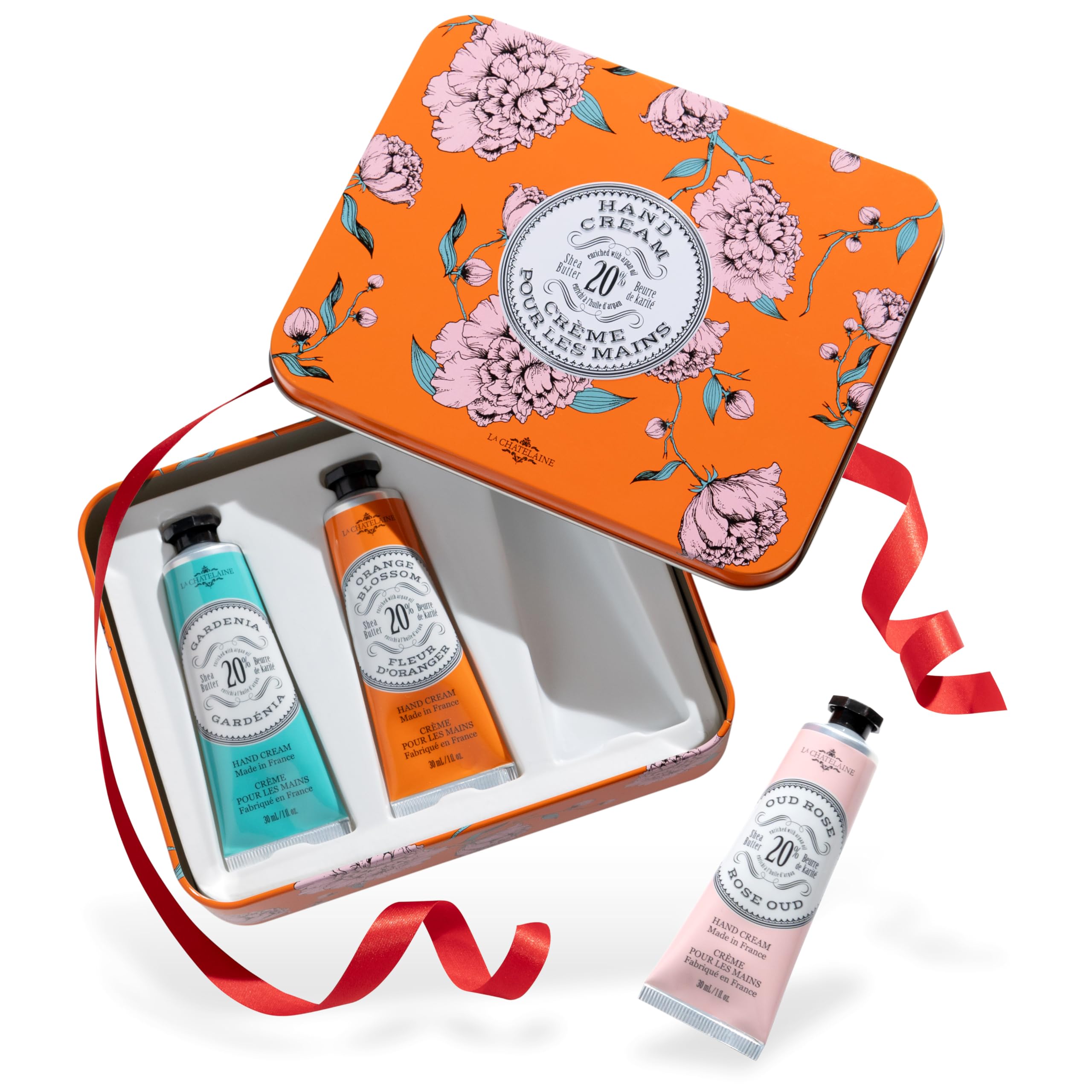 Amazon.com : La Chatelaine Hand Cream Trio Tin, Gifts for Mom