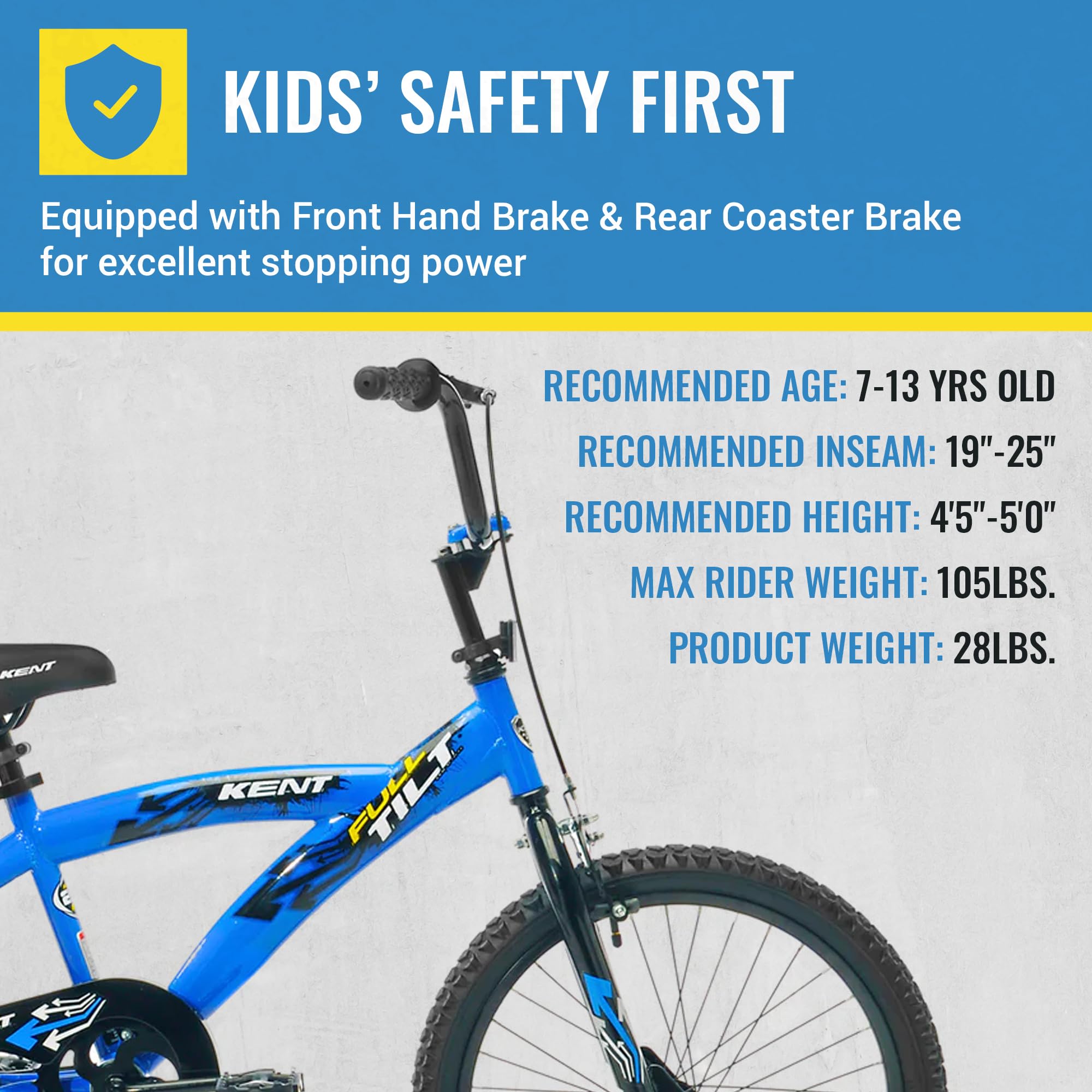 Amazon | Kent フルティルトボーイズバイク 20インチ | Kent