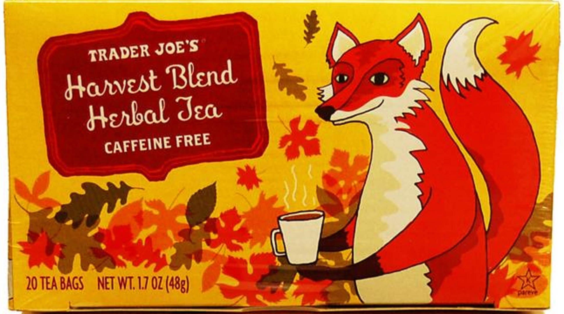 Amazon.com : Trader Joes HARVEST BLEND HERBAL TEA, Caffeine Free