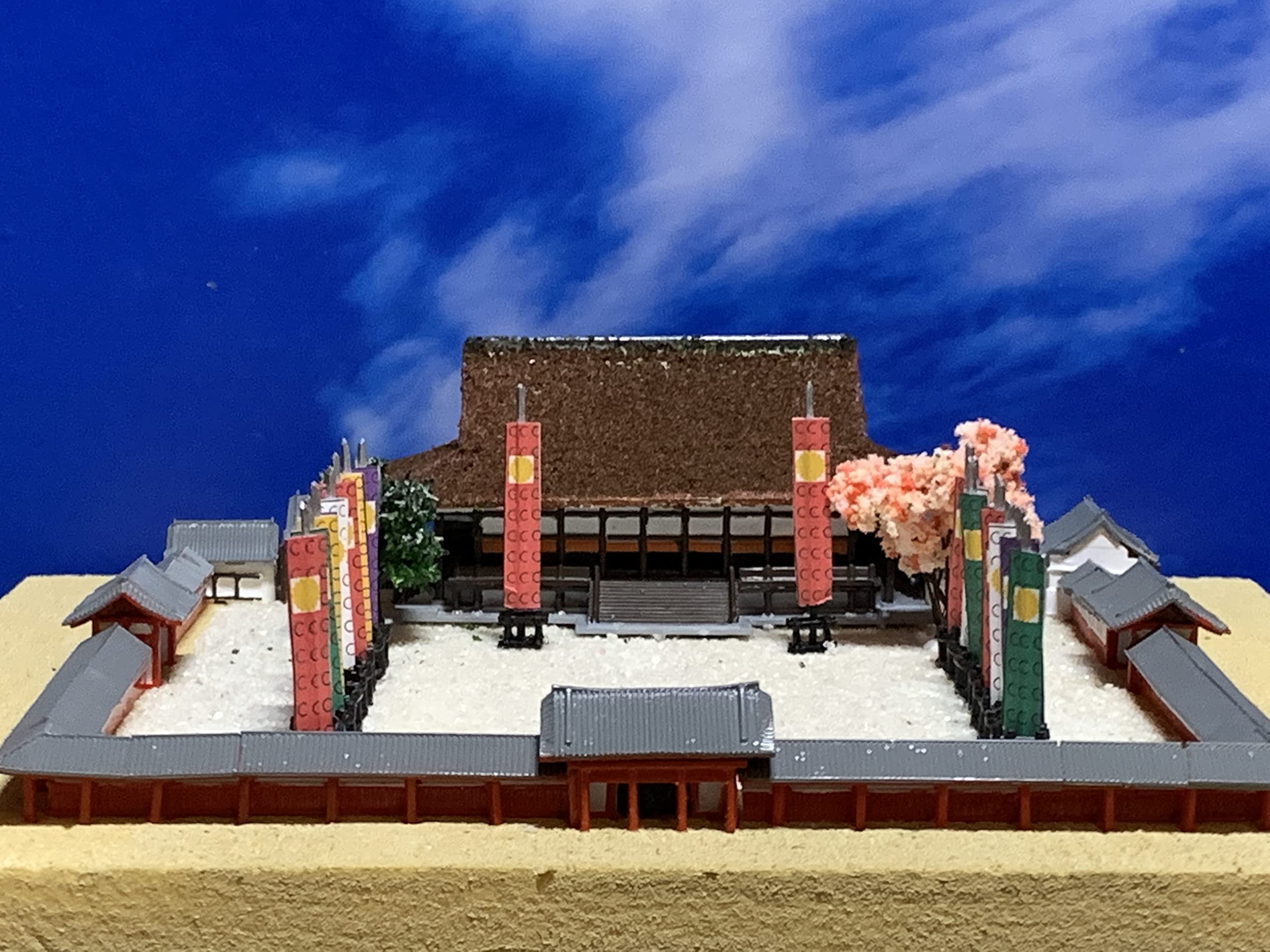 Amazon | [完成品］京都御所 ケース付き ミニ24サイズ 日本の寺 世界