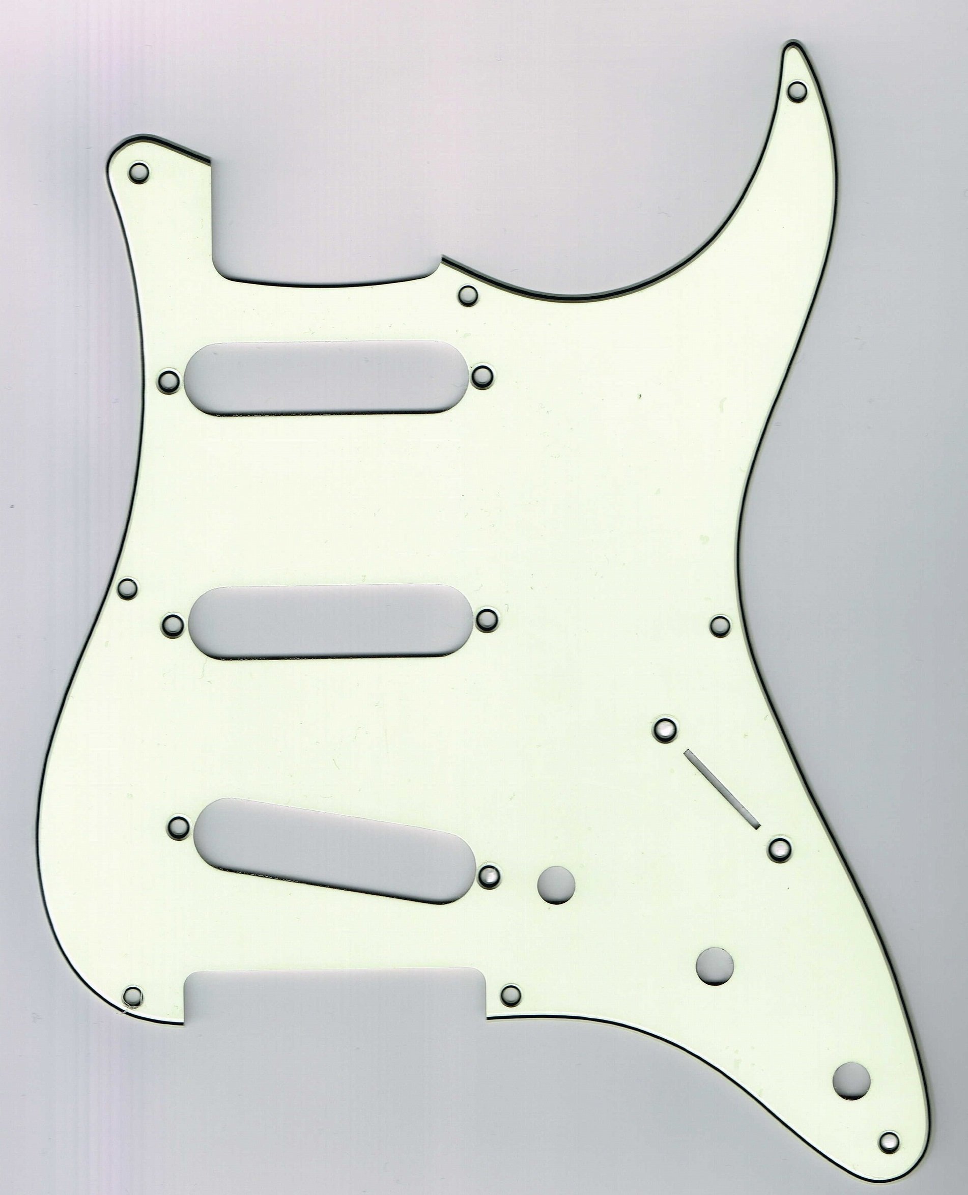 Amazon | (日本製)57年式ストラト用ミントグリーン3プライ 8穴 純正穴