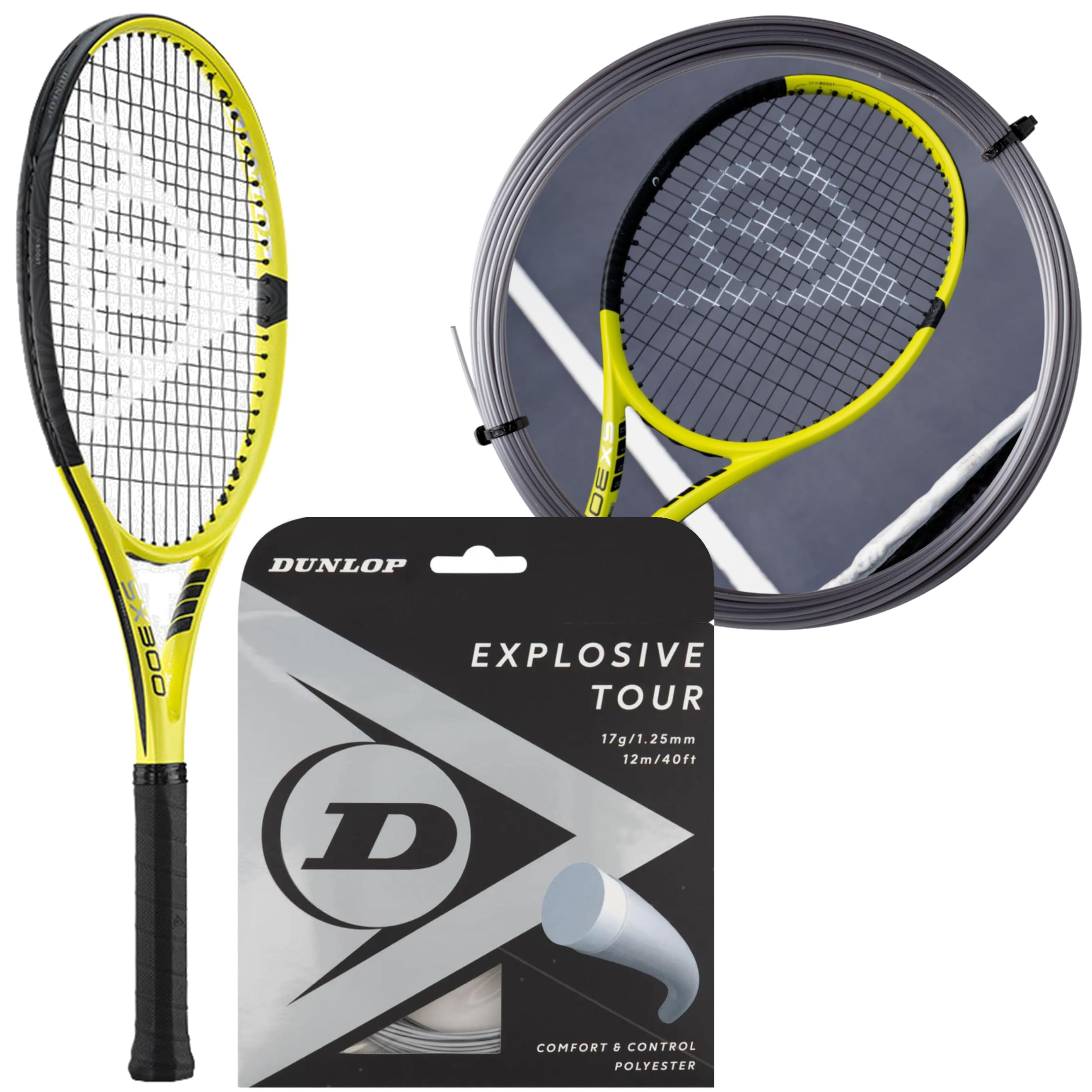 ダンロップ SX300 グリップ1 ダンロップ SX 300 | テニスラケット