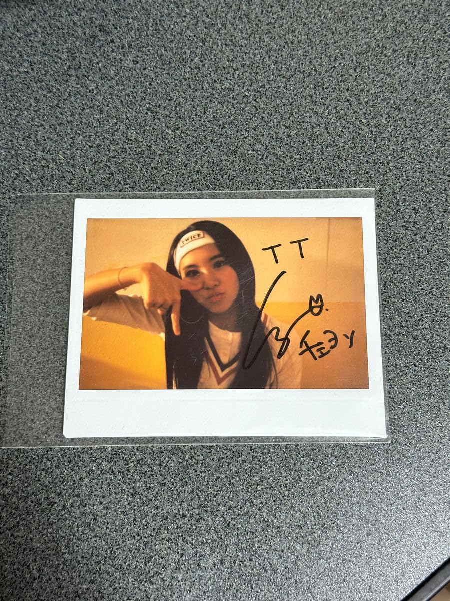 TWICE チェヨン harehare チェキ ポラロイド 直筆サイン TWICE