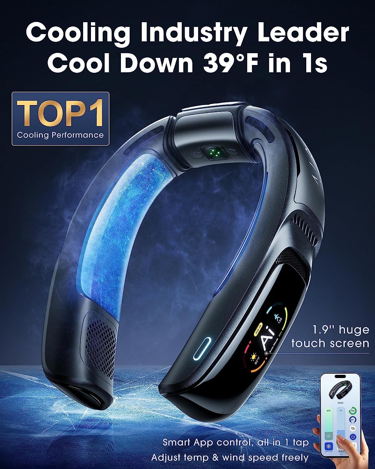 Amazon.co.jp: RANVOO No.1 冷却 A/C AICE 3 AI ネックエアコン