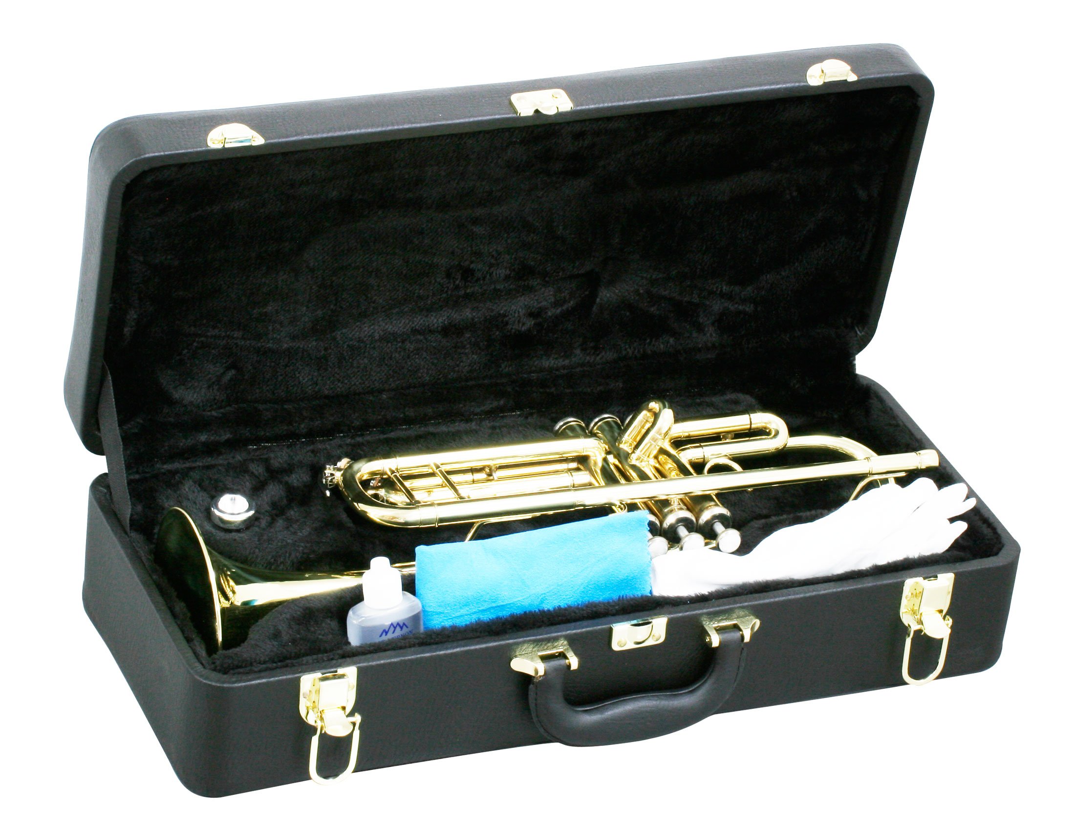 Amazon.co.jp: MAXTONE トランペット B♭管 ゴールドラッカー 仕上げ