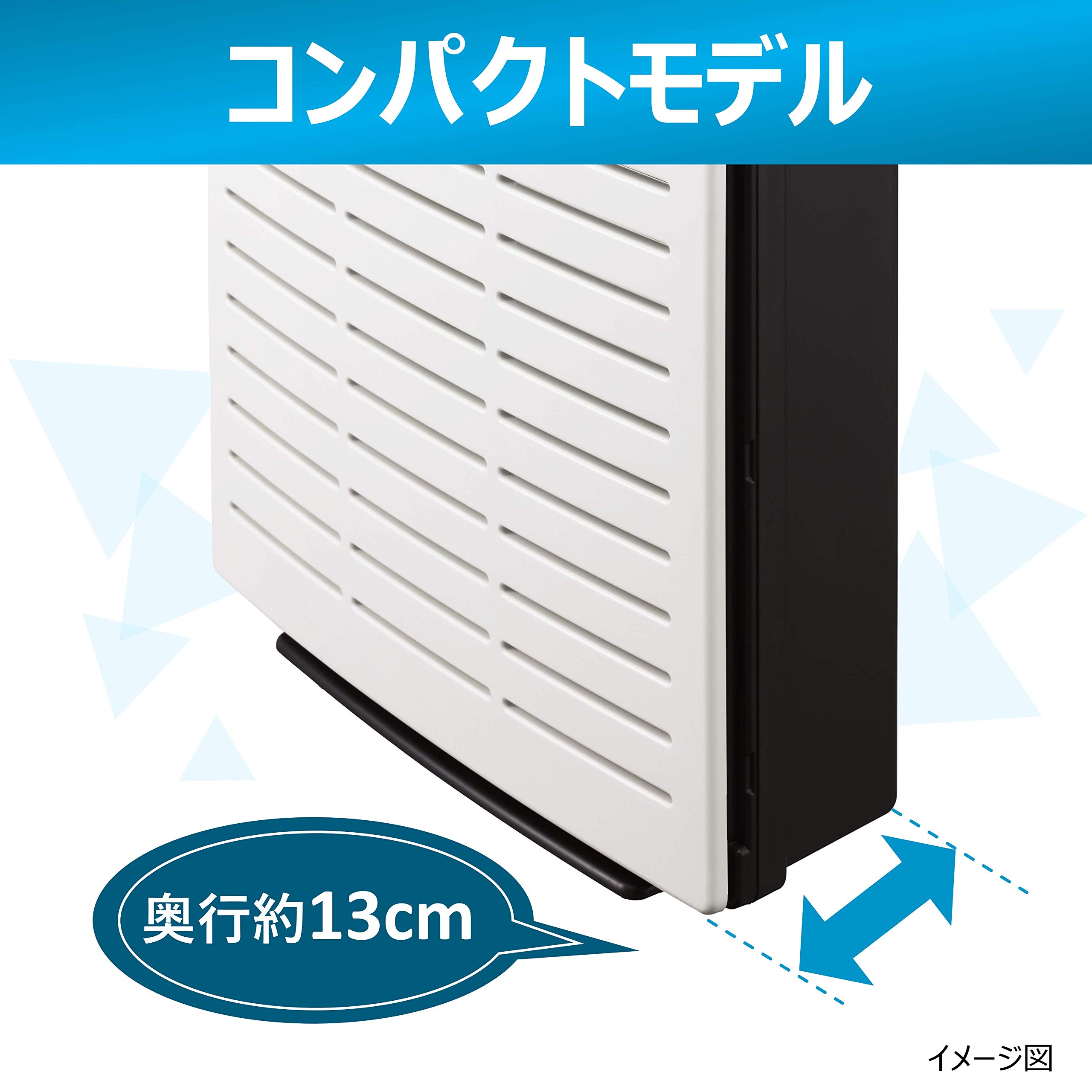 Amazon.co.jp: 日立 空気清浄機 クリエア ~15畳 床置き・卓上兼用