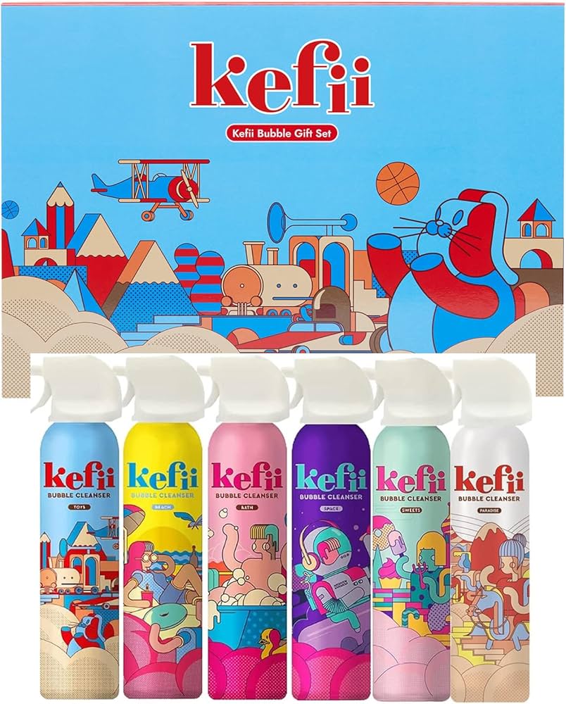 Amazon.co.jp: Kefii バブルクレンザー 6本 ギフトセット お風呂