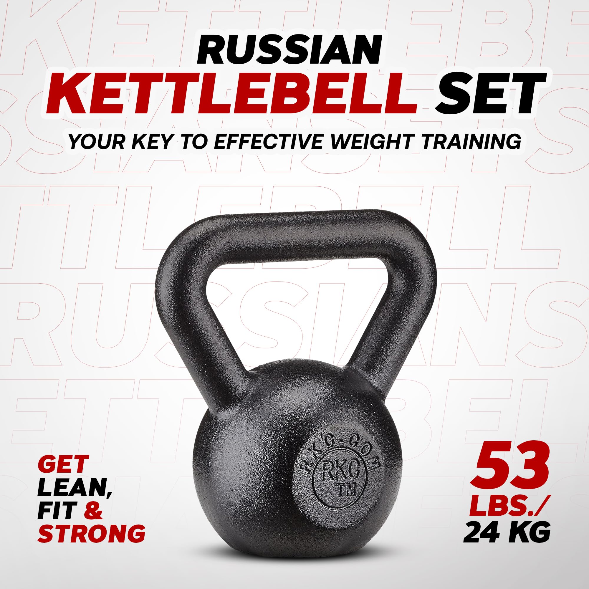 Amazon | RKCロシアKettlebell – ( 53ポンド – 24 KG (ドラゴンドア