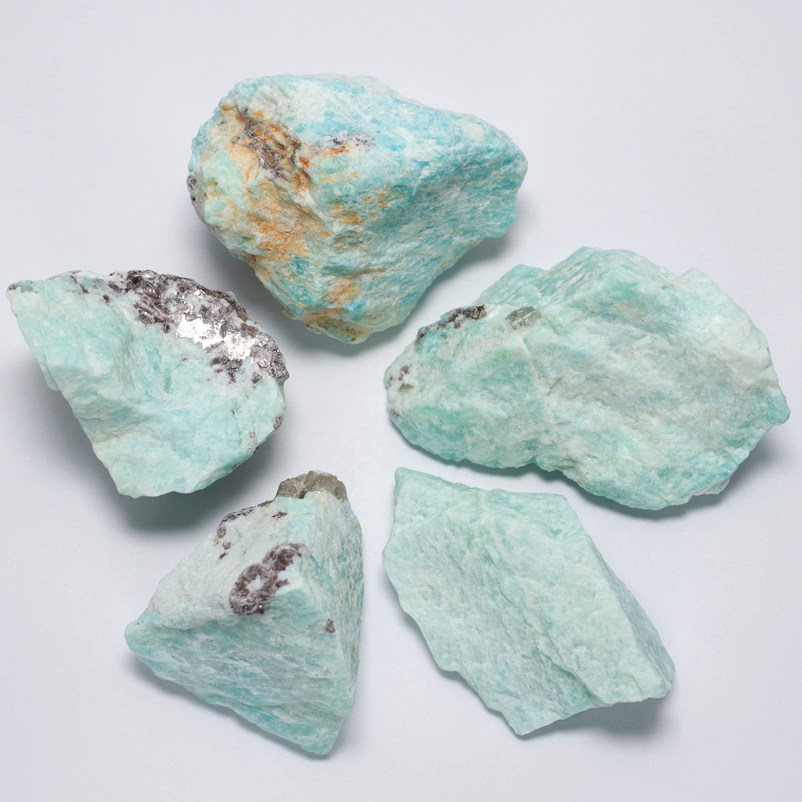 Amazon | [N2 stone Natural] 天然鉱物 アマゾナイト (天河石