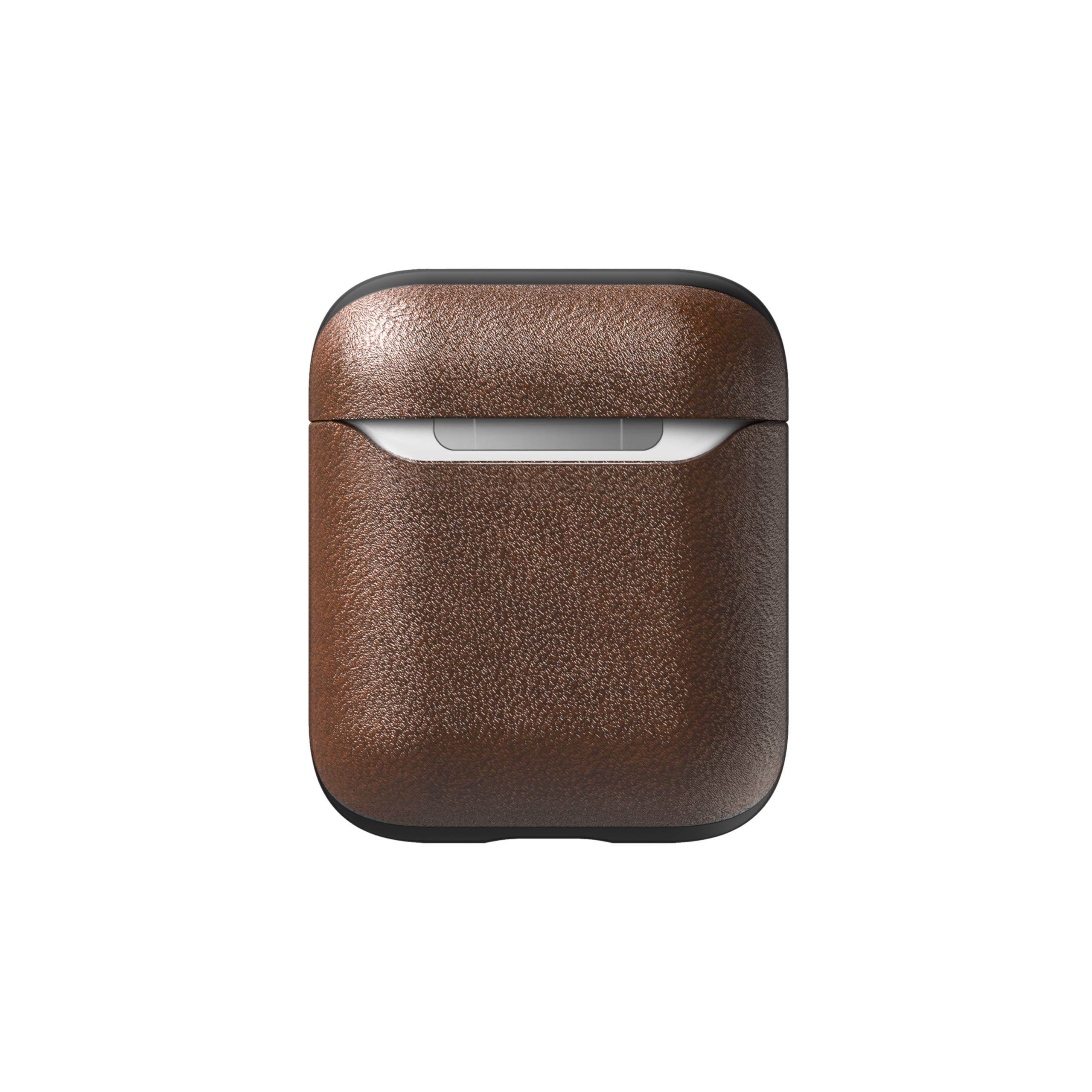 Amazon.com: Nomad Airpods Case | Rustic Brown Horween Leather