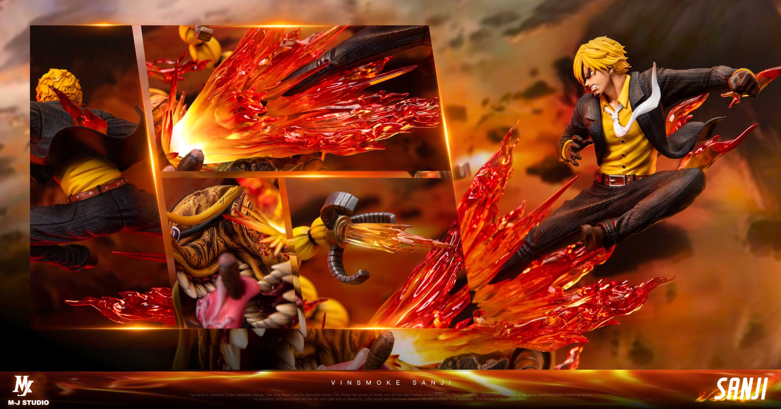 Amazon | サンジVS疫災のクイーン フィギュア 1/6スケール 塗装済み