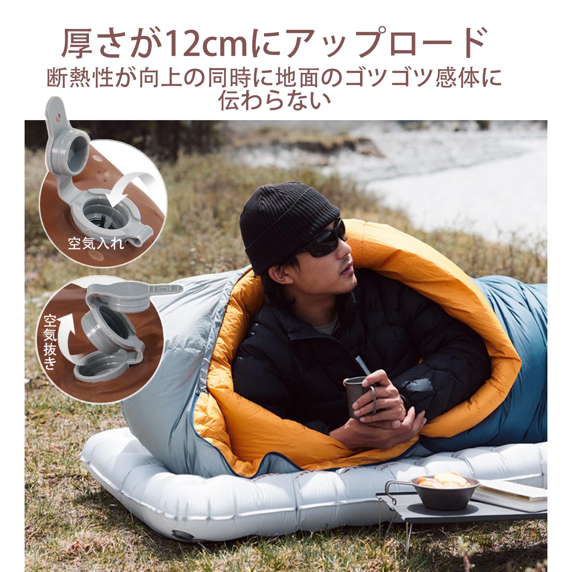 Naturehike R5.8 エアマット マミー型Mサイズ Naturehike R5.8