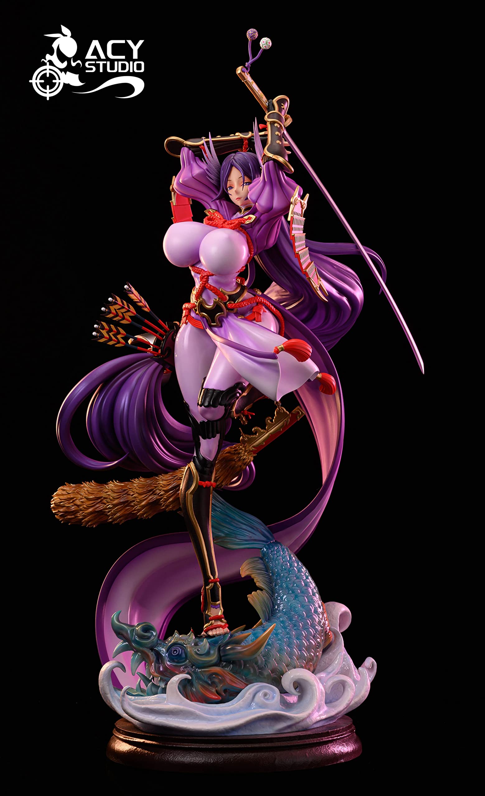 Amazon.co.jp: 源頼光 みなもとのらいこう フィギュア 1/4スケール