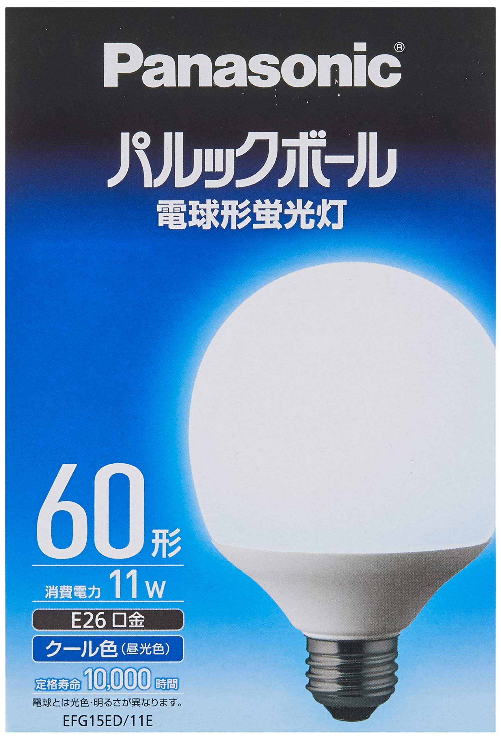 Amazon | パナソニック 電球形蛍光灯 パルックボール 電球60W形相当