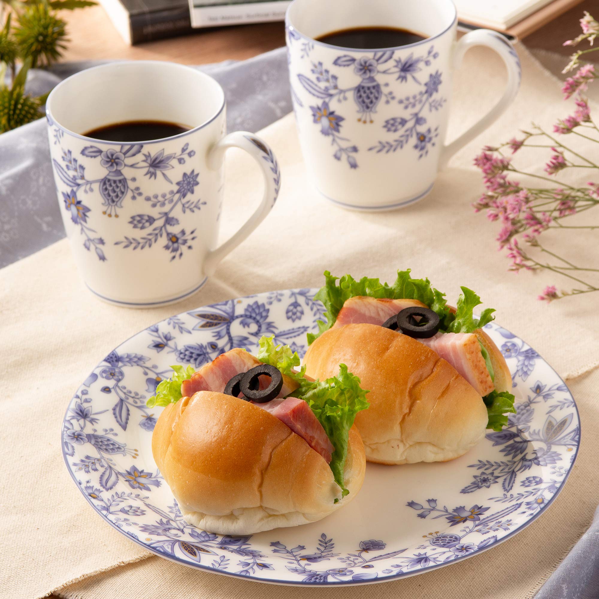 Amazon.co.jp: Noritake ノリタケ プレート 21cm ブルーソレンティーノ