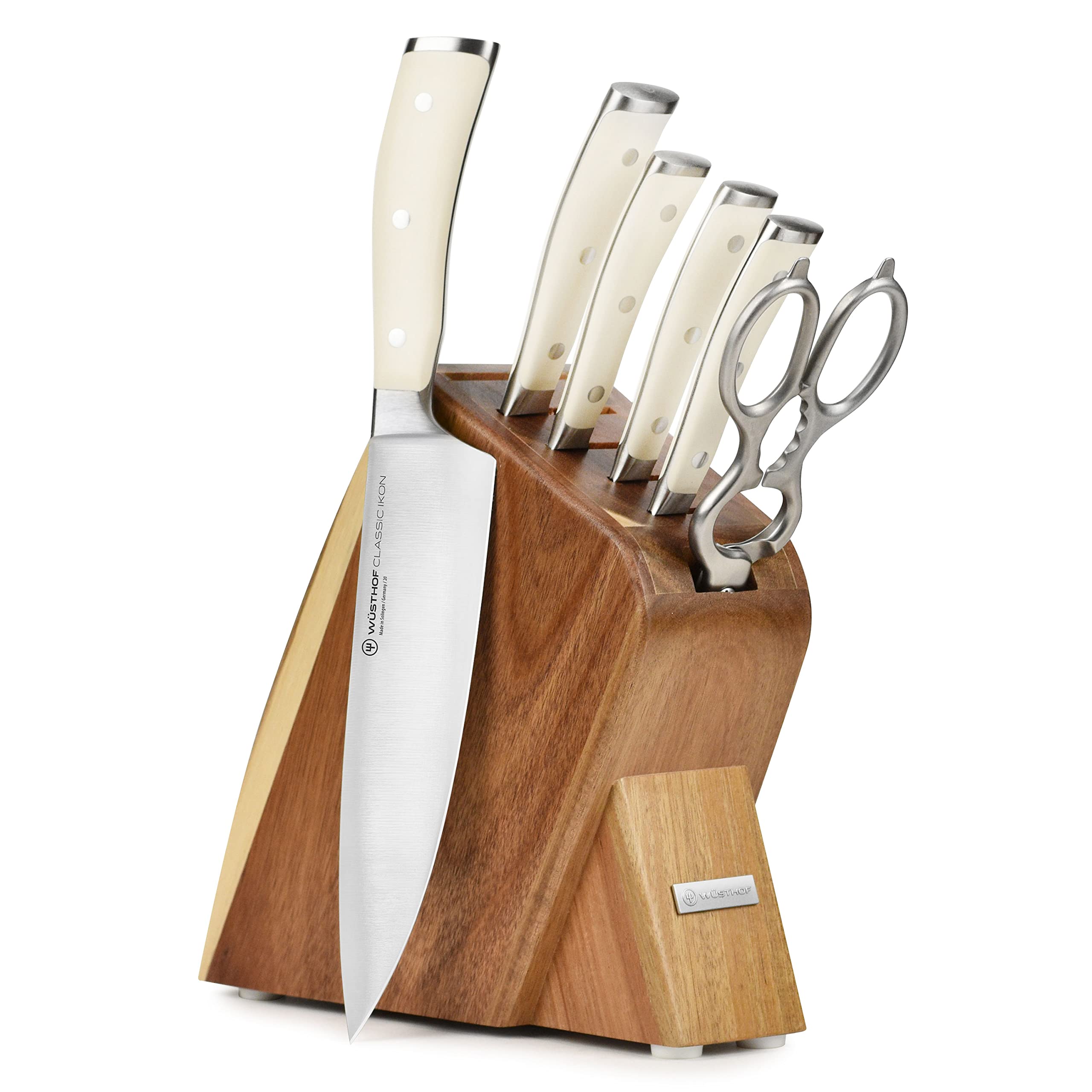 Amazon.com: Wusthof Classic Ikon Creme 7 Piece Slim Knife Block