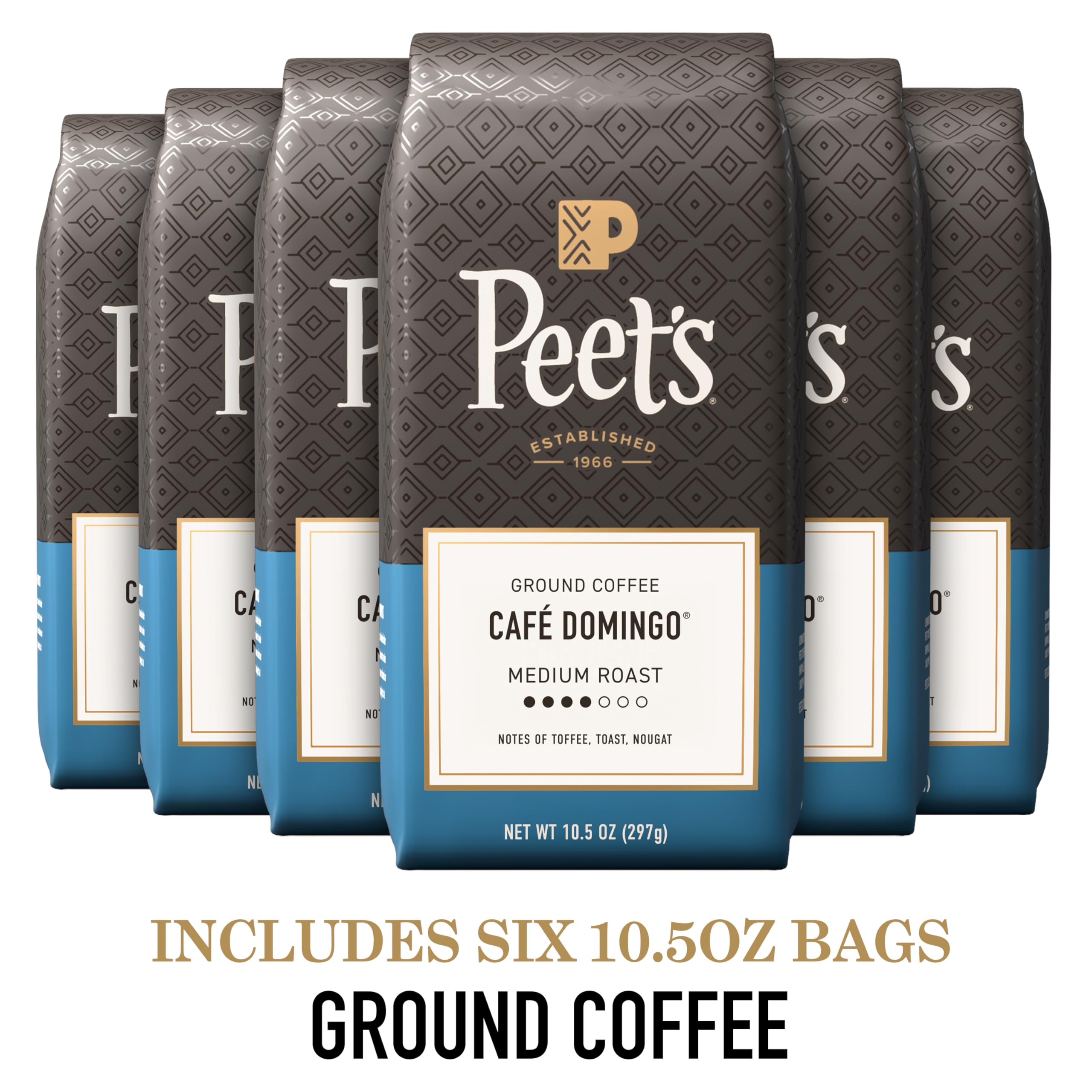 Amazon.com : Peet's Coffee, Medium Roast Ground Coffee, 100
