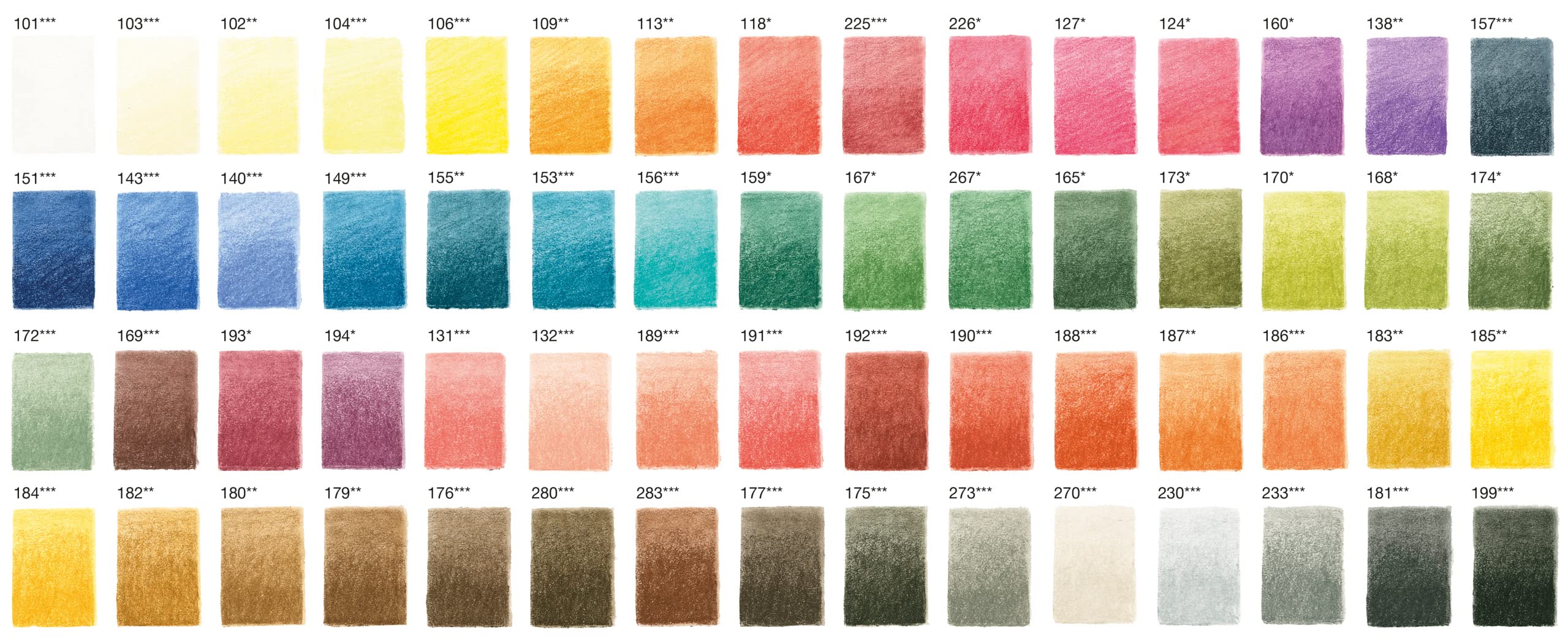 Amazon.co.jp: ファーバーカステル ピットパステル色鉛筆 60色セット