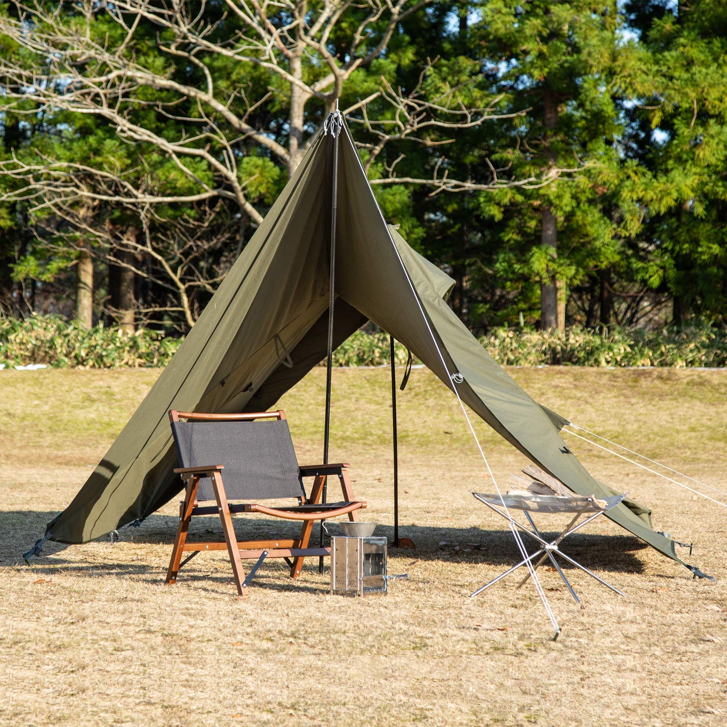 Amazon.co.jp: BUNDOK(バンドック)ソロ ティピー 1 TC BDK-75TC 【1人