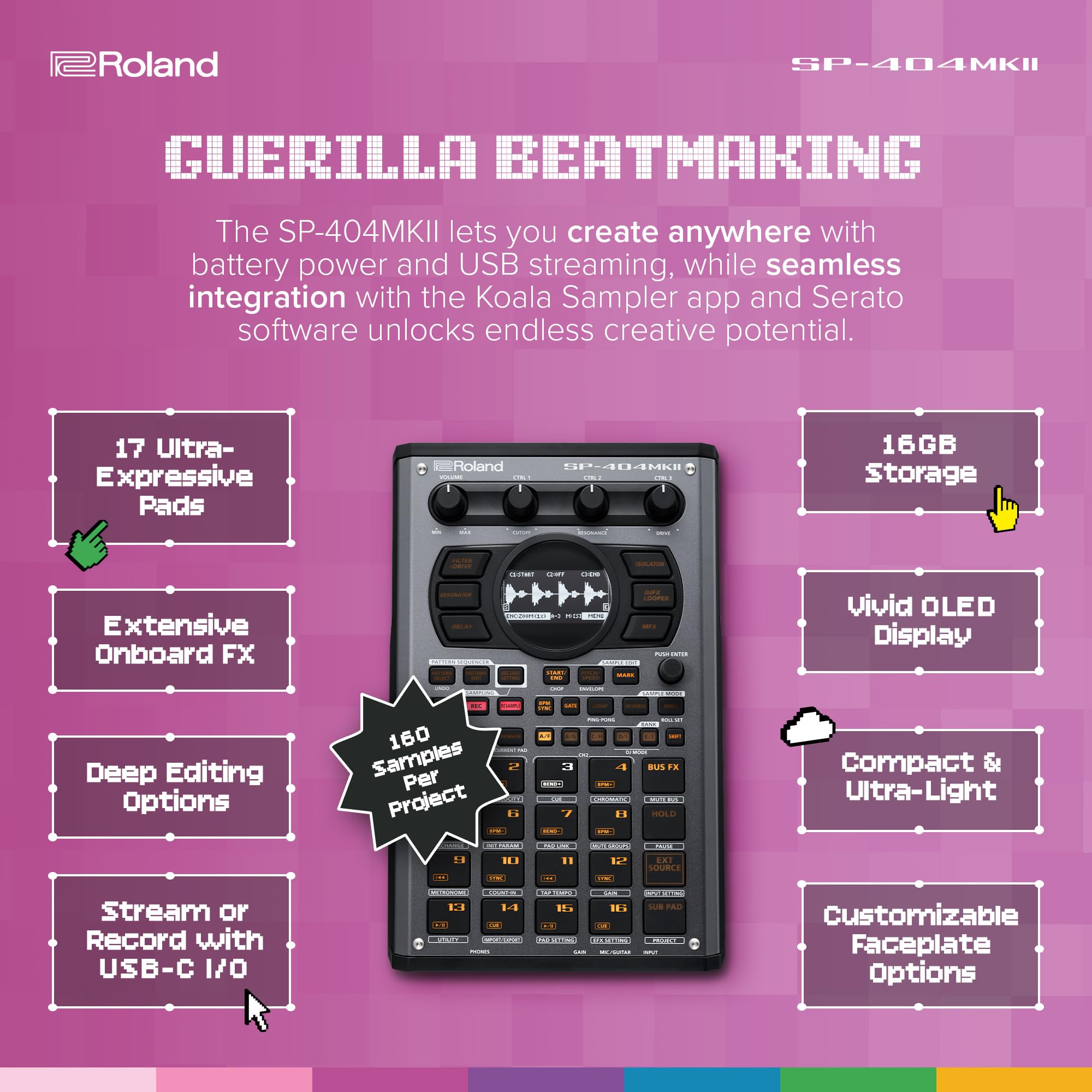 Amazon | ローランド ROLAND SP-404 MK II サンプラー | サンプラー