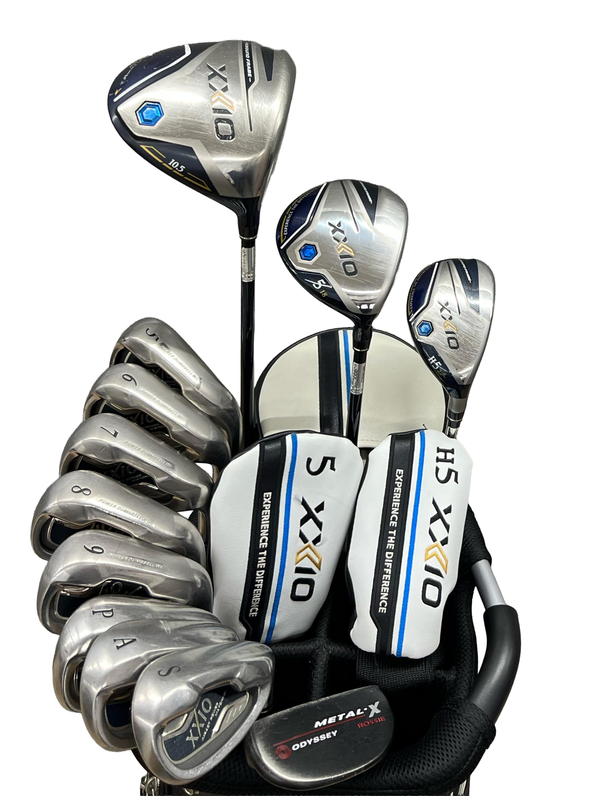 メンズ右利き初心者用 ゼクシオ 10＆11代目 ゴルフクラブセット W2684