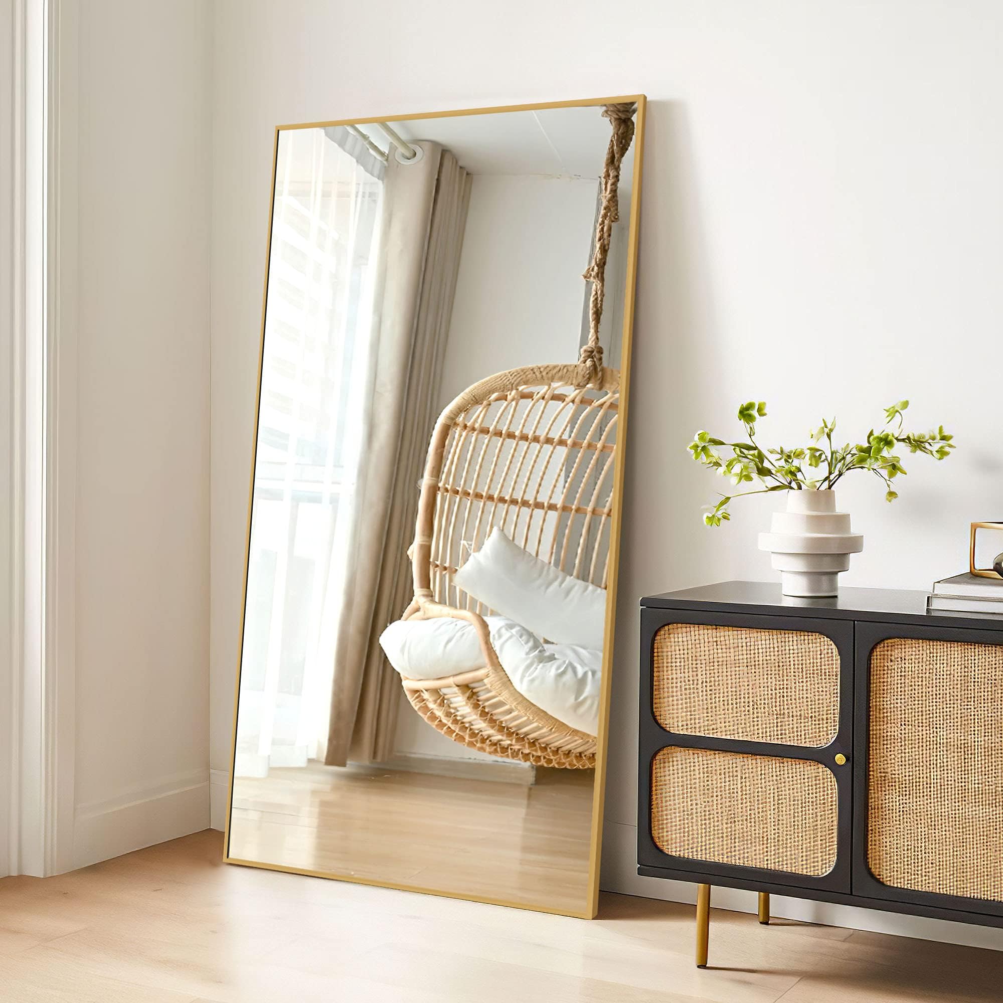 Amazon.co.jp: MiraHope 全身鏡 おしゃれ 全身 鏡 大きい 姿見鏡