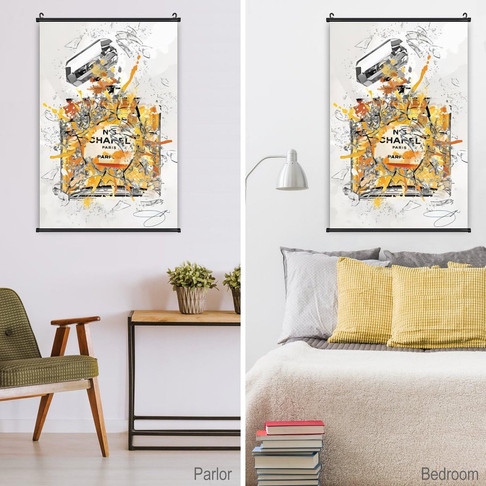 Amazon.co.jp: シャネル No.5 パルファム ボトルアート、モダンで